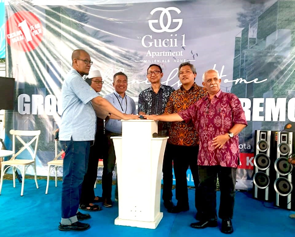 Ground breeaking Gucii 1 Apartemen