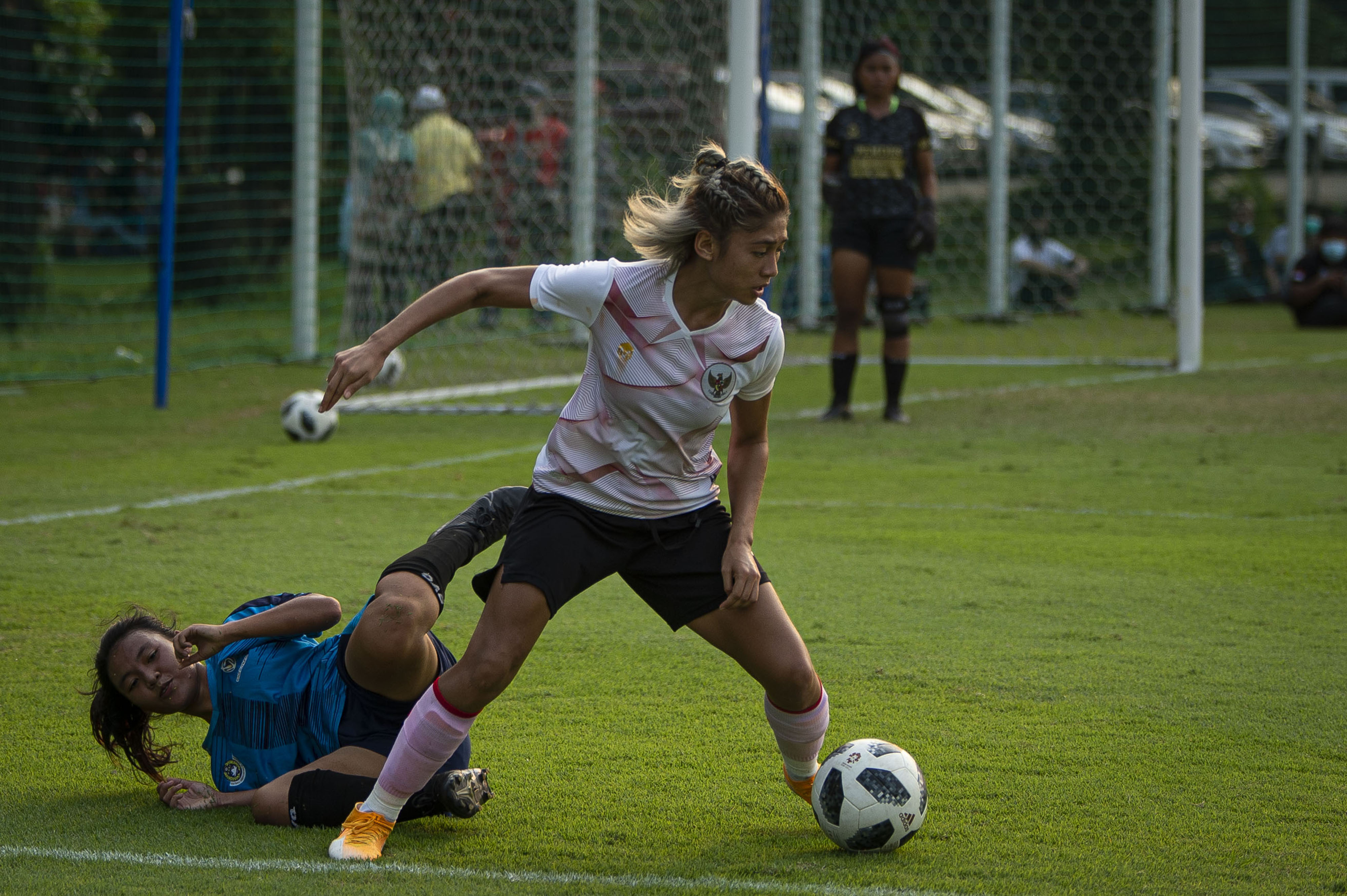 Timnas putri berlaga dalam laga uji coba.