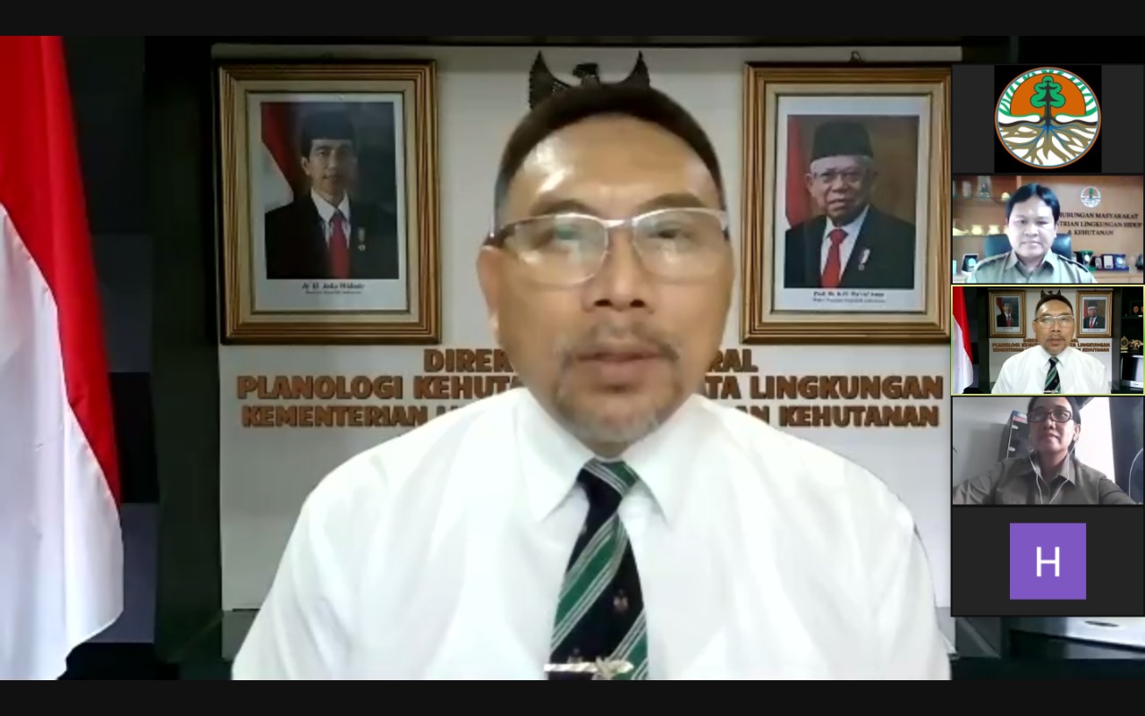 Plt. Direktur Jenderal Planologi Kehutanan dan Tata Lingkungan (PKTL) KLHK Ruandha A. Sugardiman.