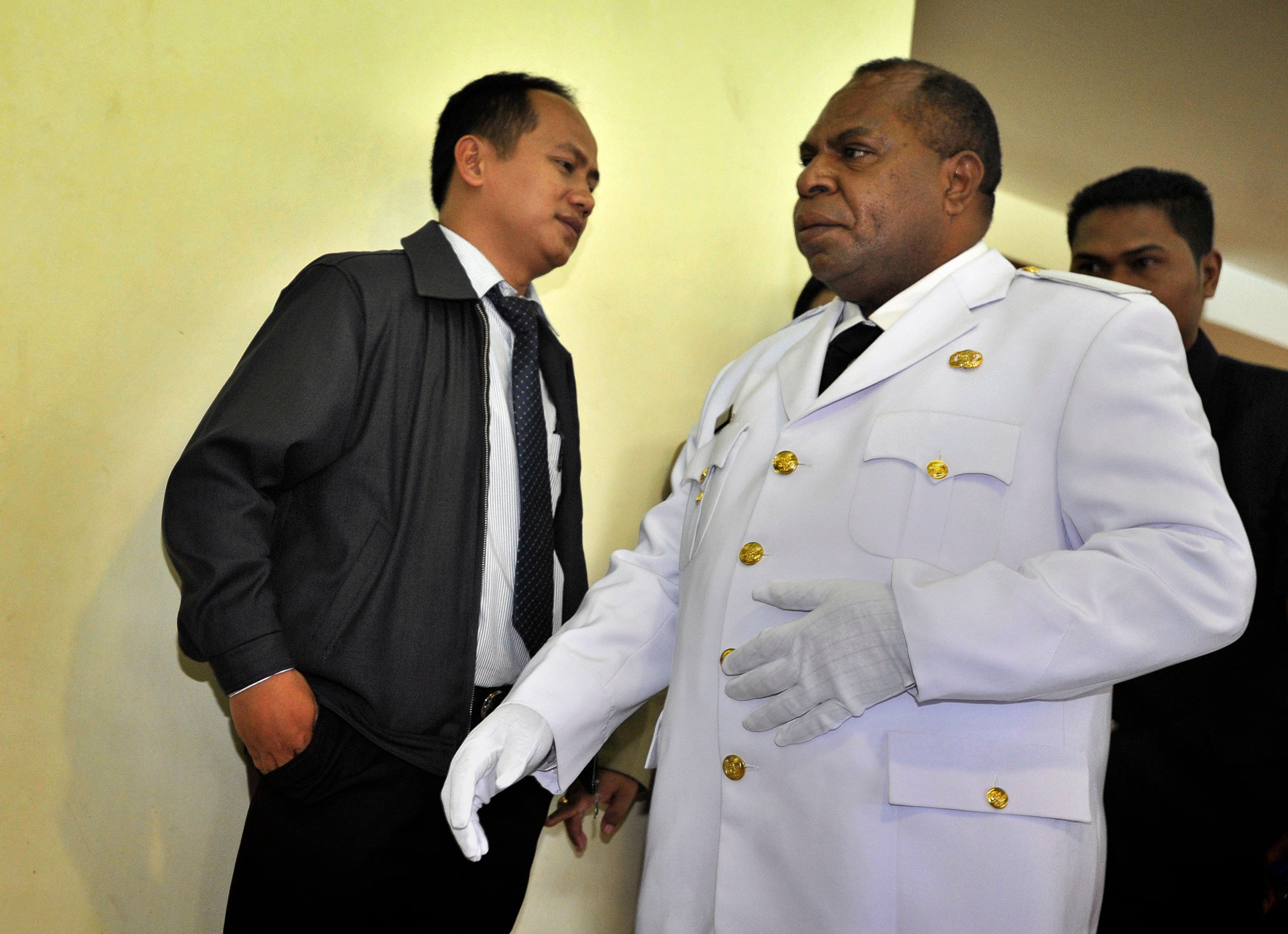 Bupati terpilih Kabupaten Boven Digoel, Papua, Yusak Yaluwo.