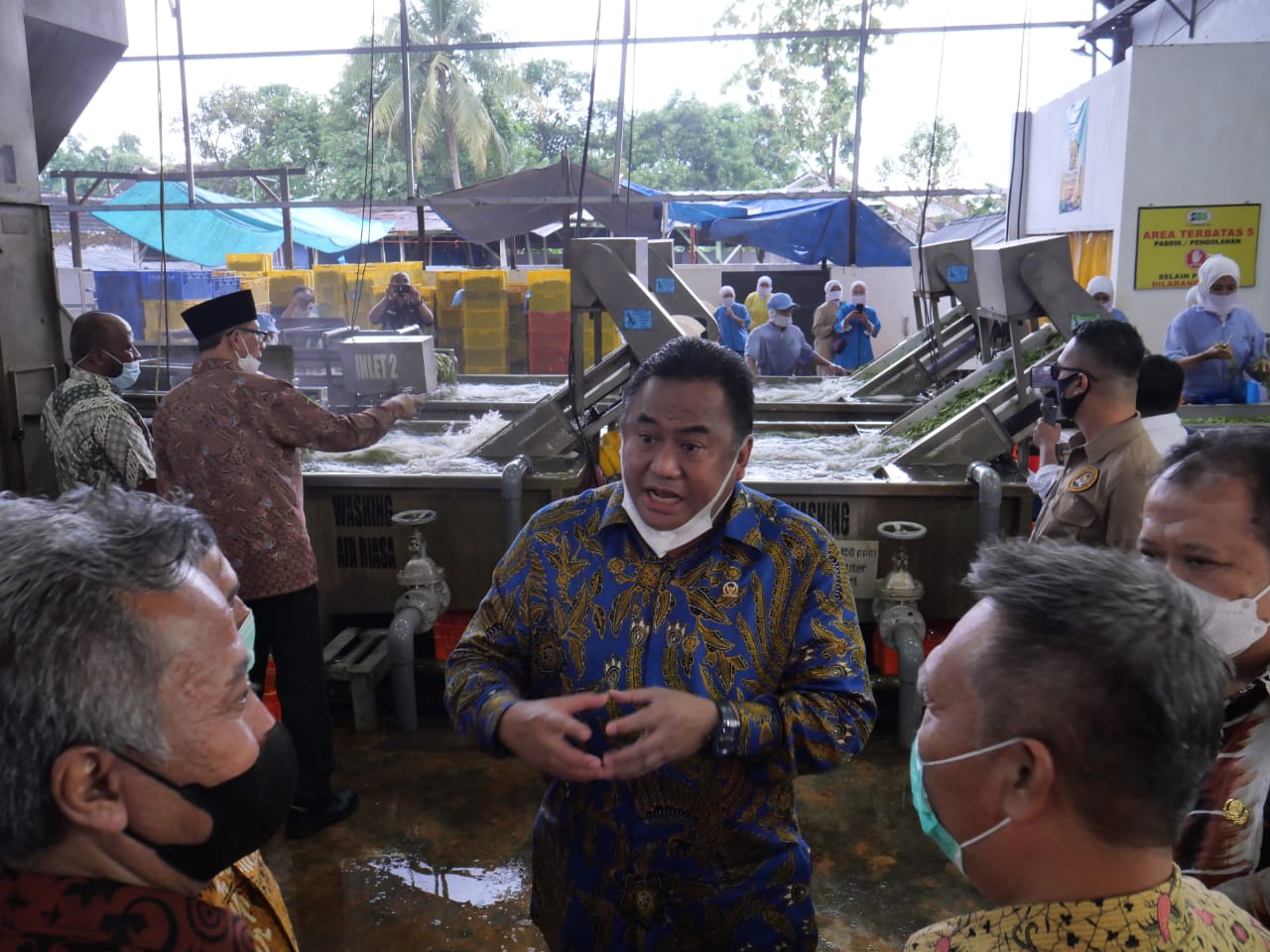 Anggota DPR Rachmat Gobel melakukan kunjungan kerja ke Jember, Jawa Timur.