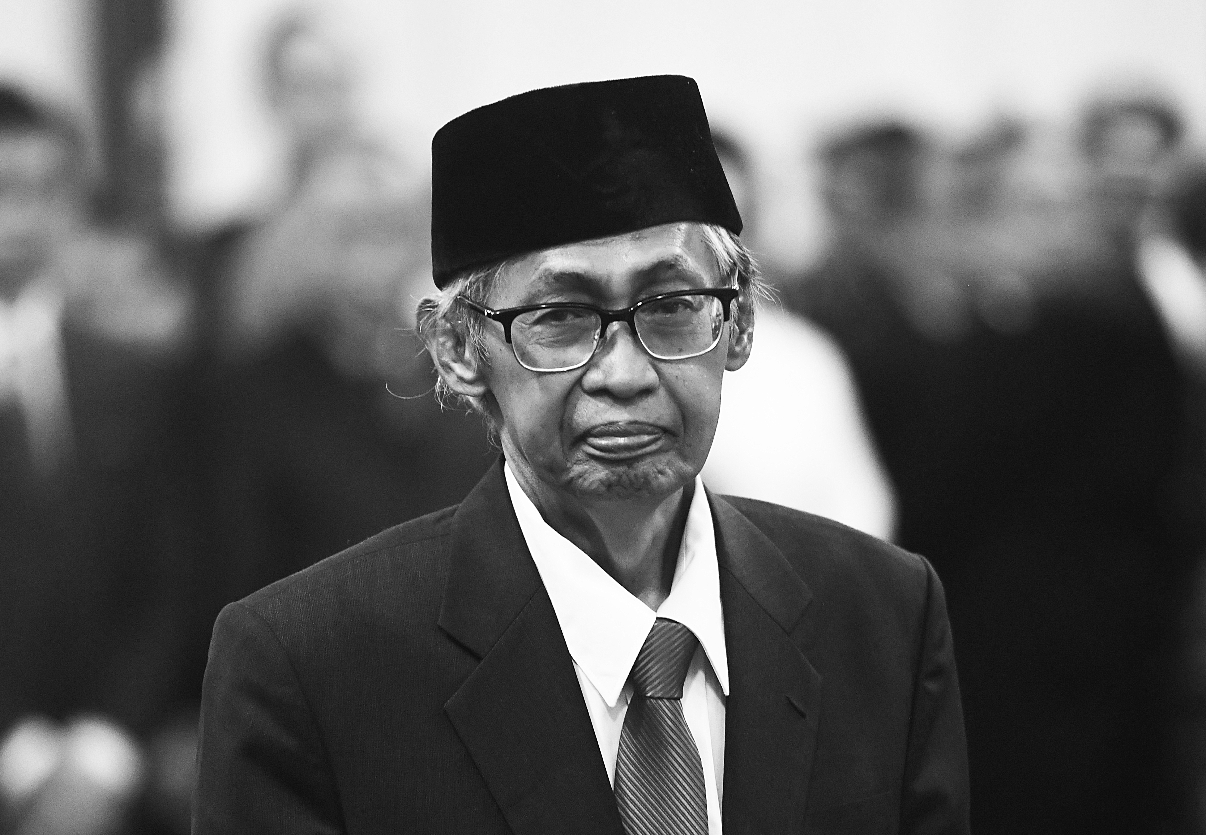 Anggota Dewas KPK Artidjo Alkostar yang meninggal beberapa waktu lalu.