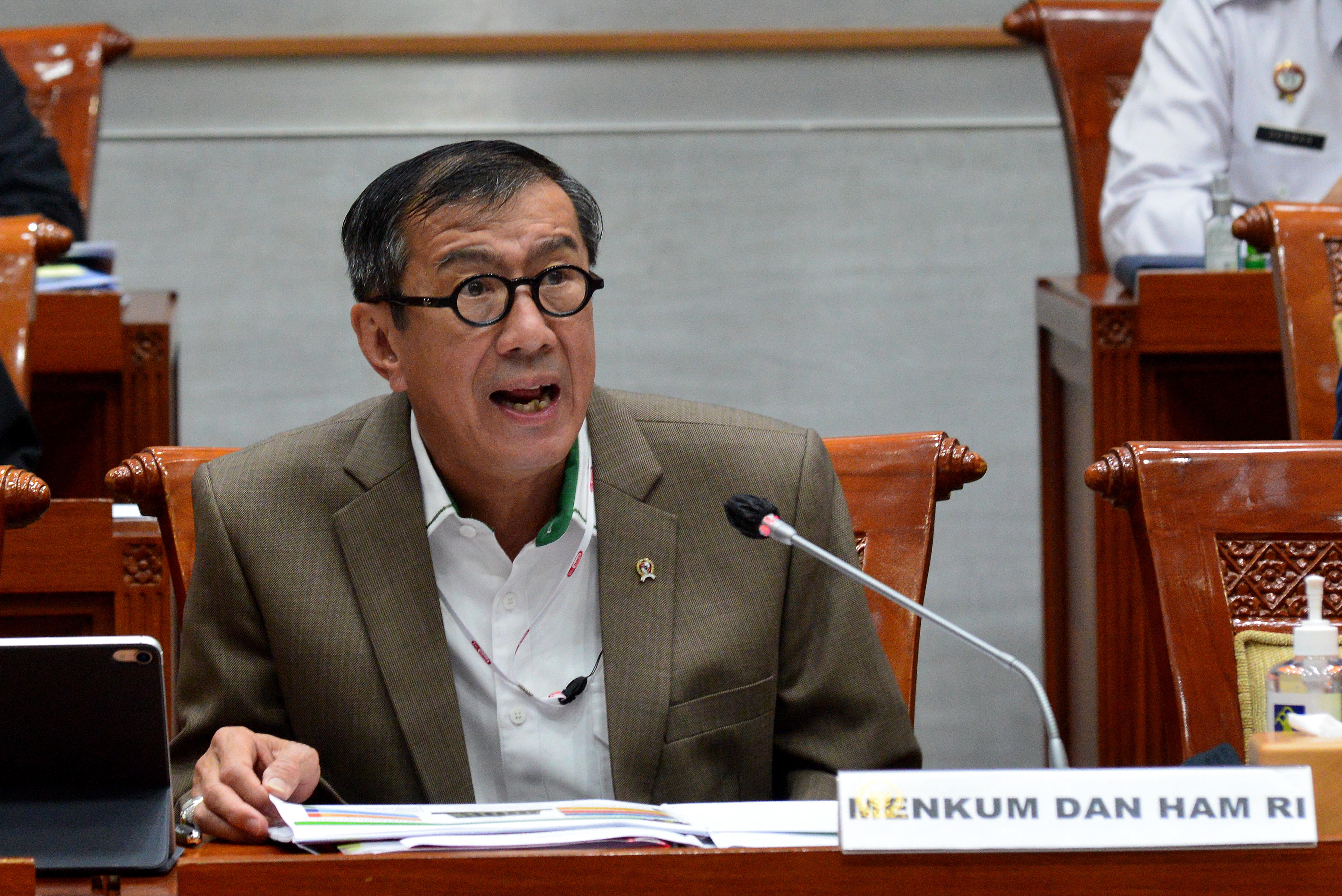 Menteri Hukum dan HAM Yasonna Laoly 