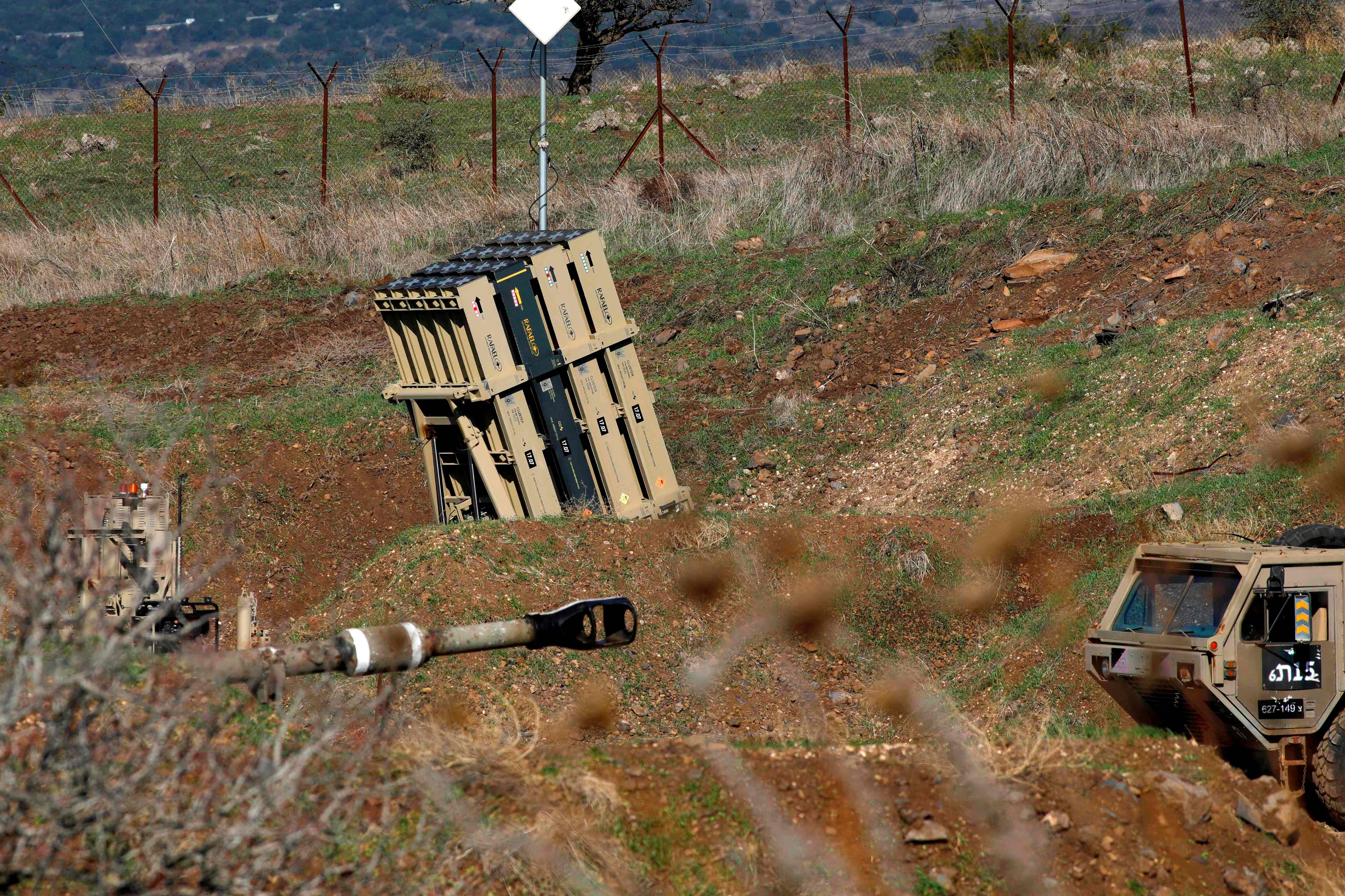 Baterai Kubah Besi Israel.