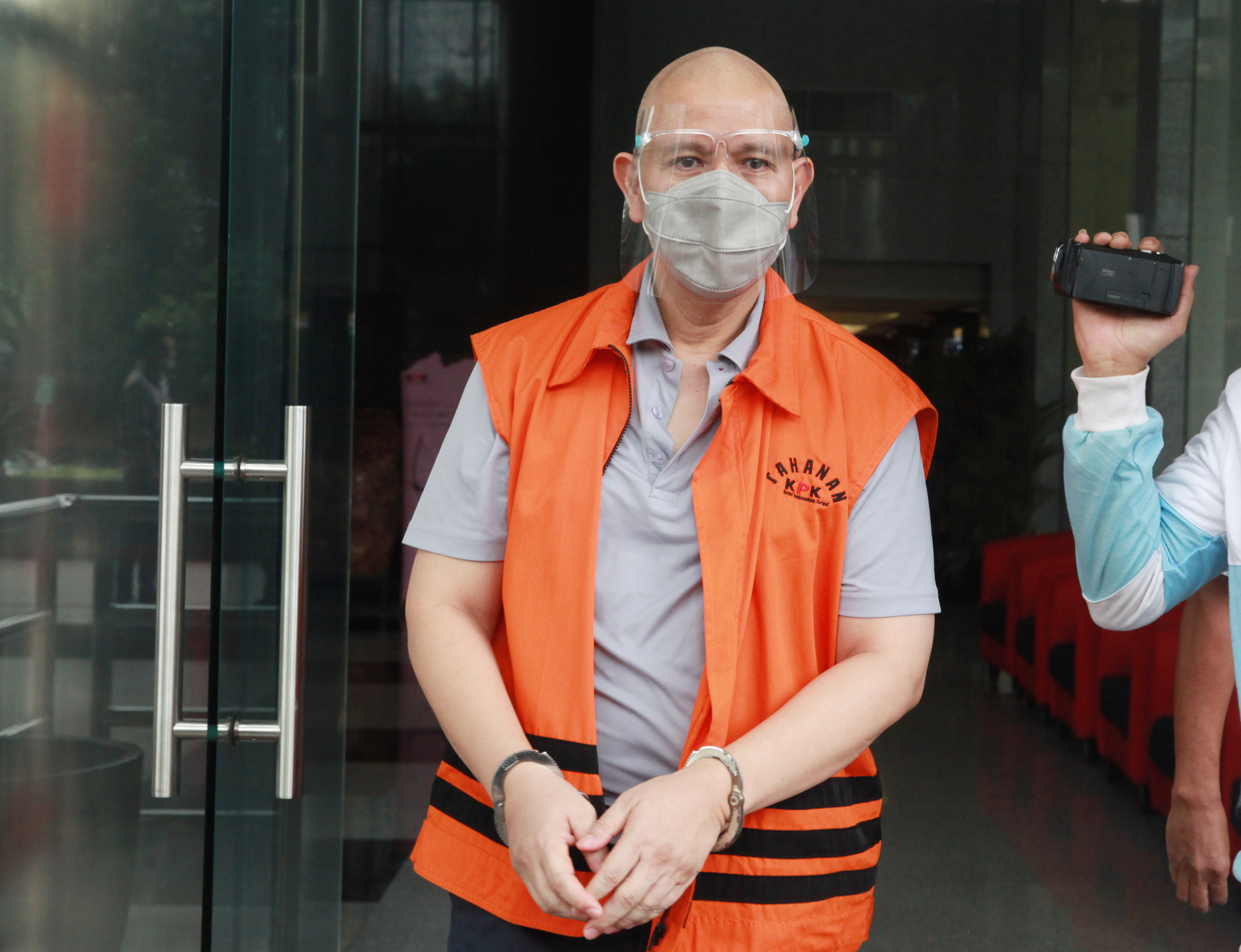 Mantan Direktur Niaga dan Restrukturisasi PT Dirgantara Indonesia (PTDI)  Budiman Saleh, salah satu tersangka korupsi PT DI, Selasa (16/3).