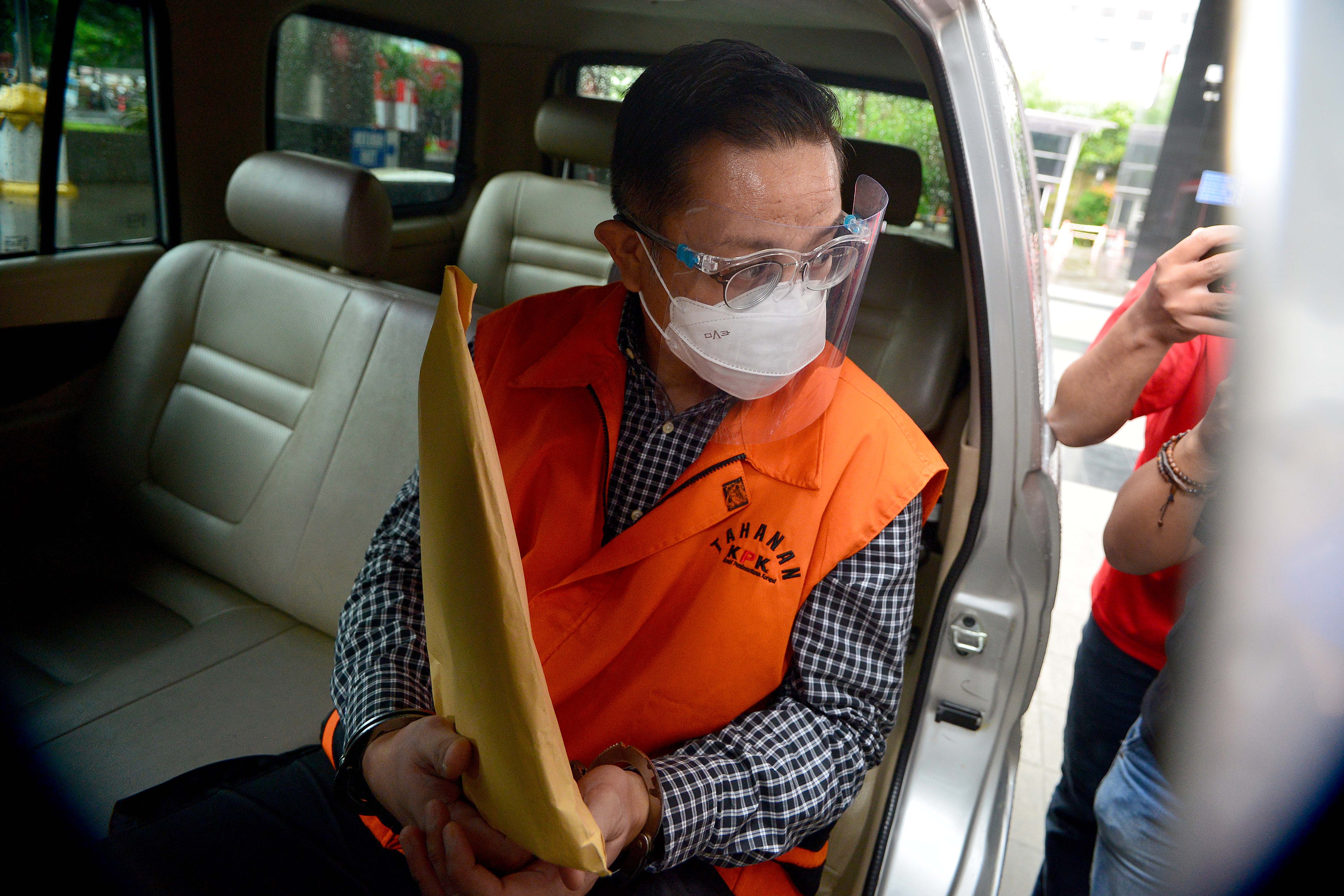 Tersangka mantan Menteri Sosial Juliari Peter Batubara.