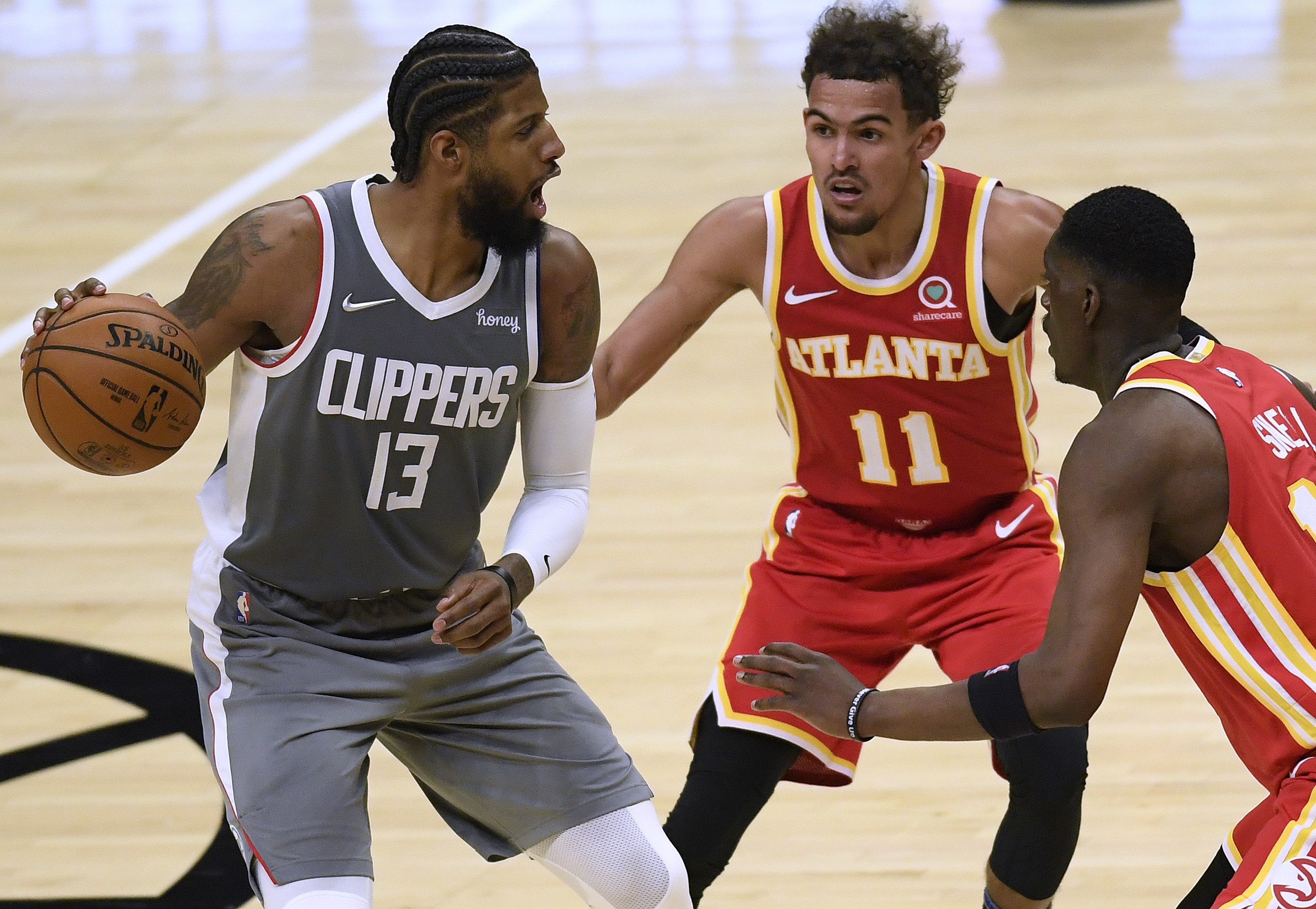 Laga NBA antara Los Angeles Clippers dan Atlanta Hawks