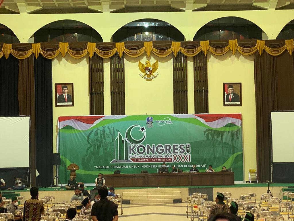 KONGRES Himpunan Mahasiswa Islam (HMI) ke-31 memasuki babak akhir dengan terpilihnya Raihan Ariatama dari Sleman jadi ketua umum HMI periode