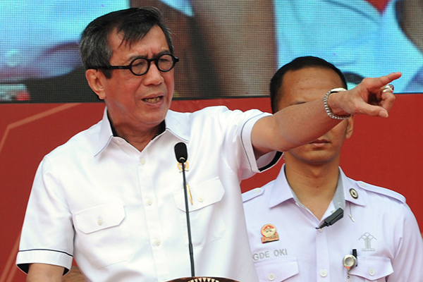  Menteri Hukum dan HAM Yassona Laoly