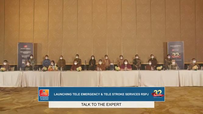 Konferensi pers dan perayaan  HUT ke-32 mereka, Rumah Sakit Premier Jatinegara.