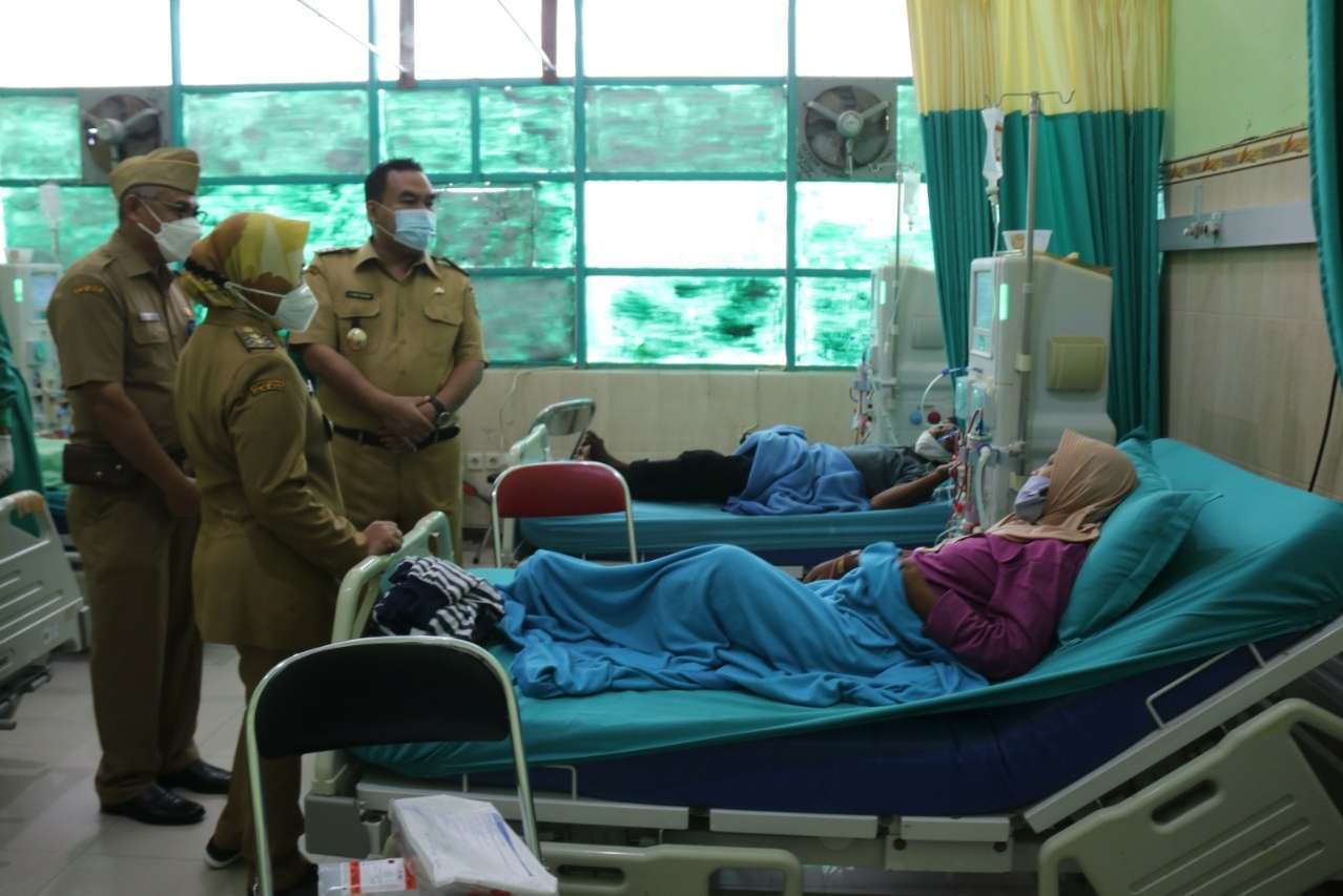 Ruang khusus covid-19 di rumah sakit, Kota Semarang.