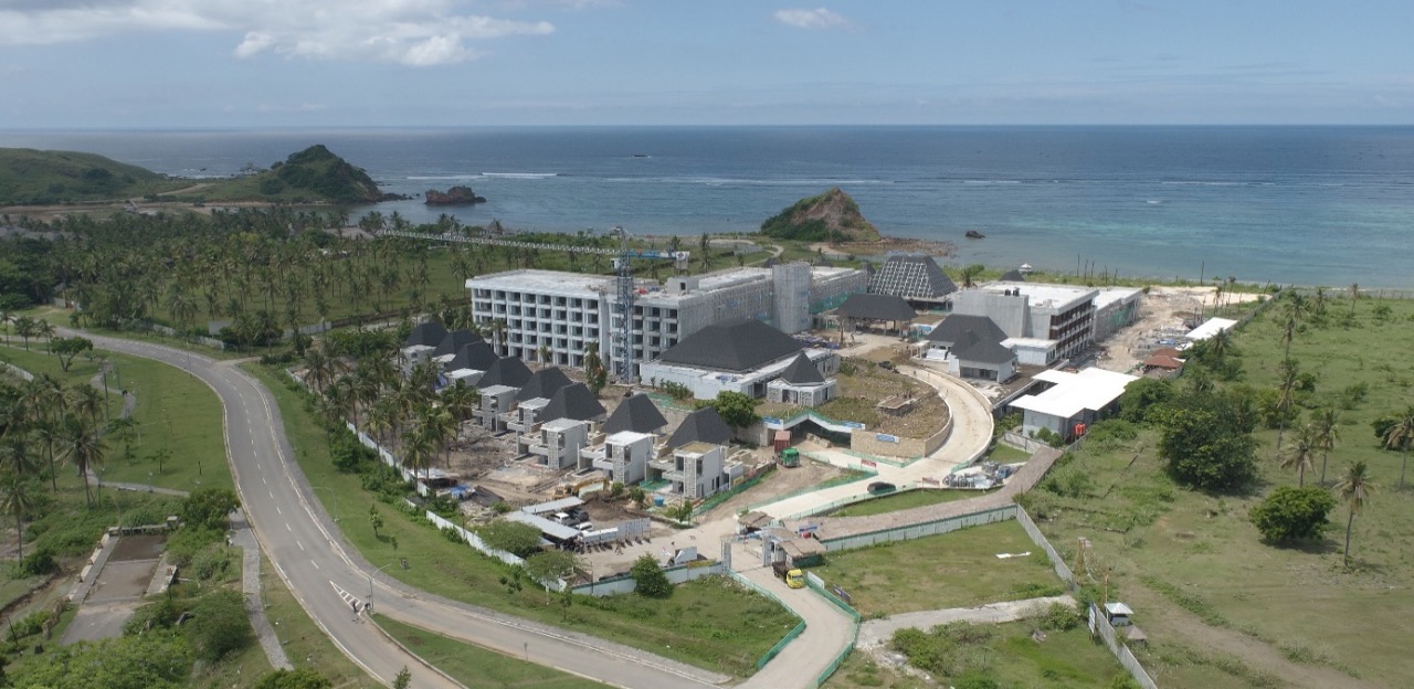 Kawasan pariwisata The Mandalika, Lombok.