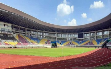 Stadion Manahan Solo, Jawa Tengah, menjadi venue Grup yang salah satu pertandingannya, yakni Arema melawan Tira Persikabo,