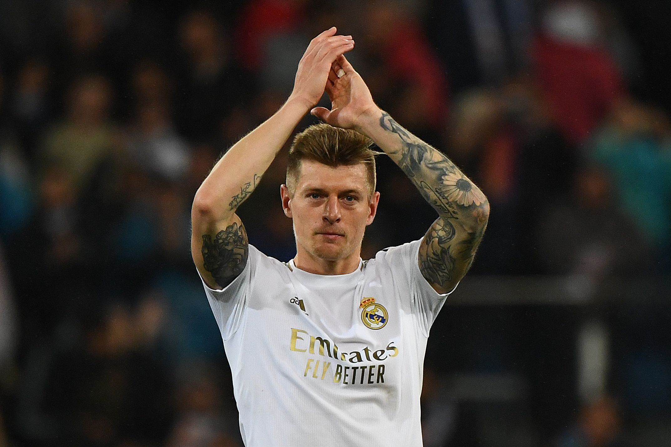 Gelandang Real Madrid Toni Kross