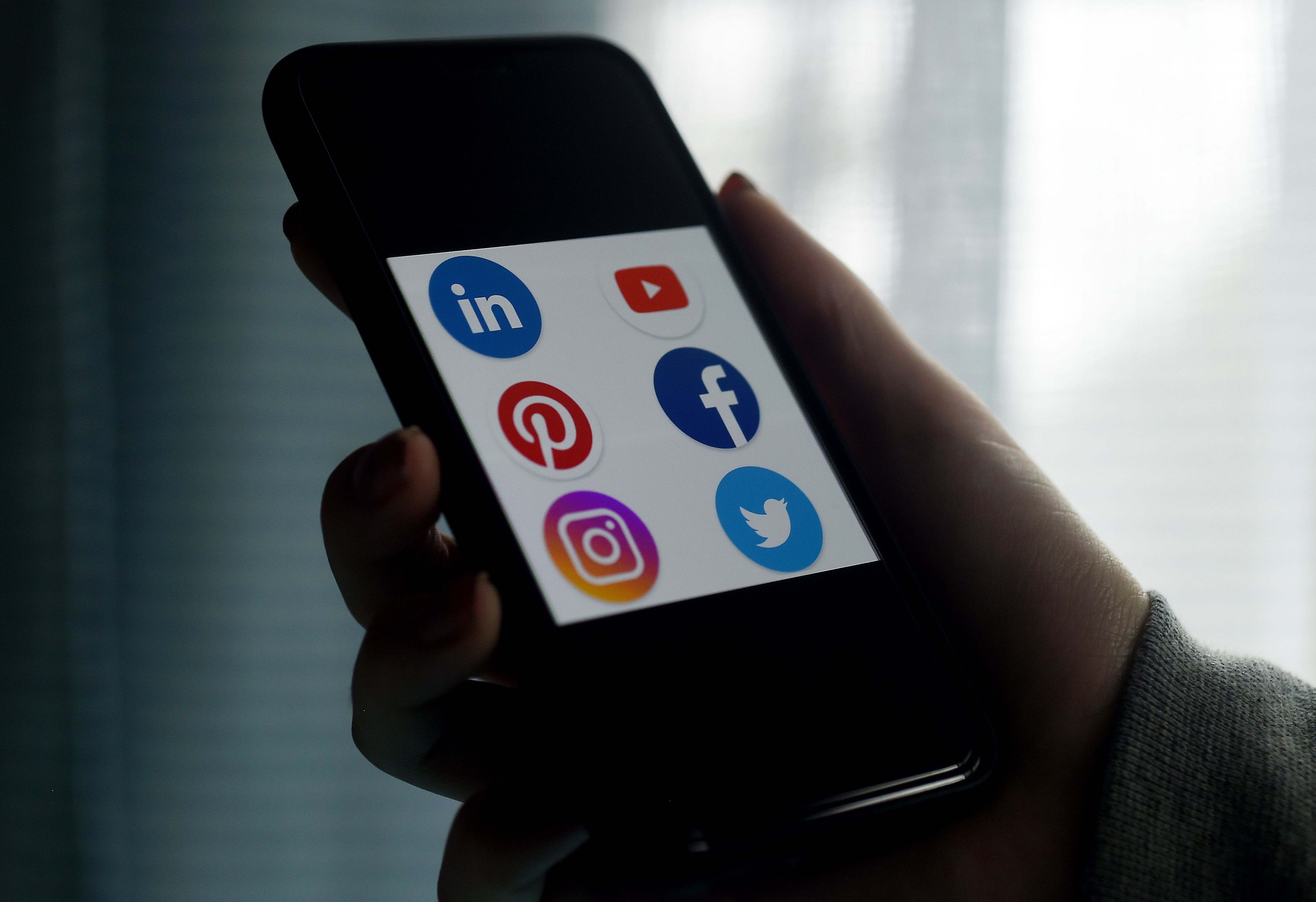 Ilustrasi sejumlah aplikasi media sosial.