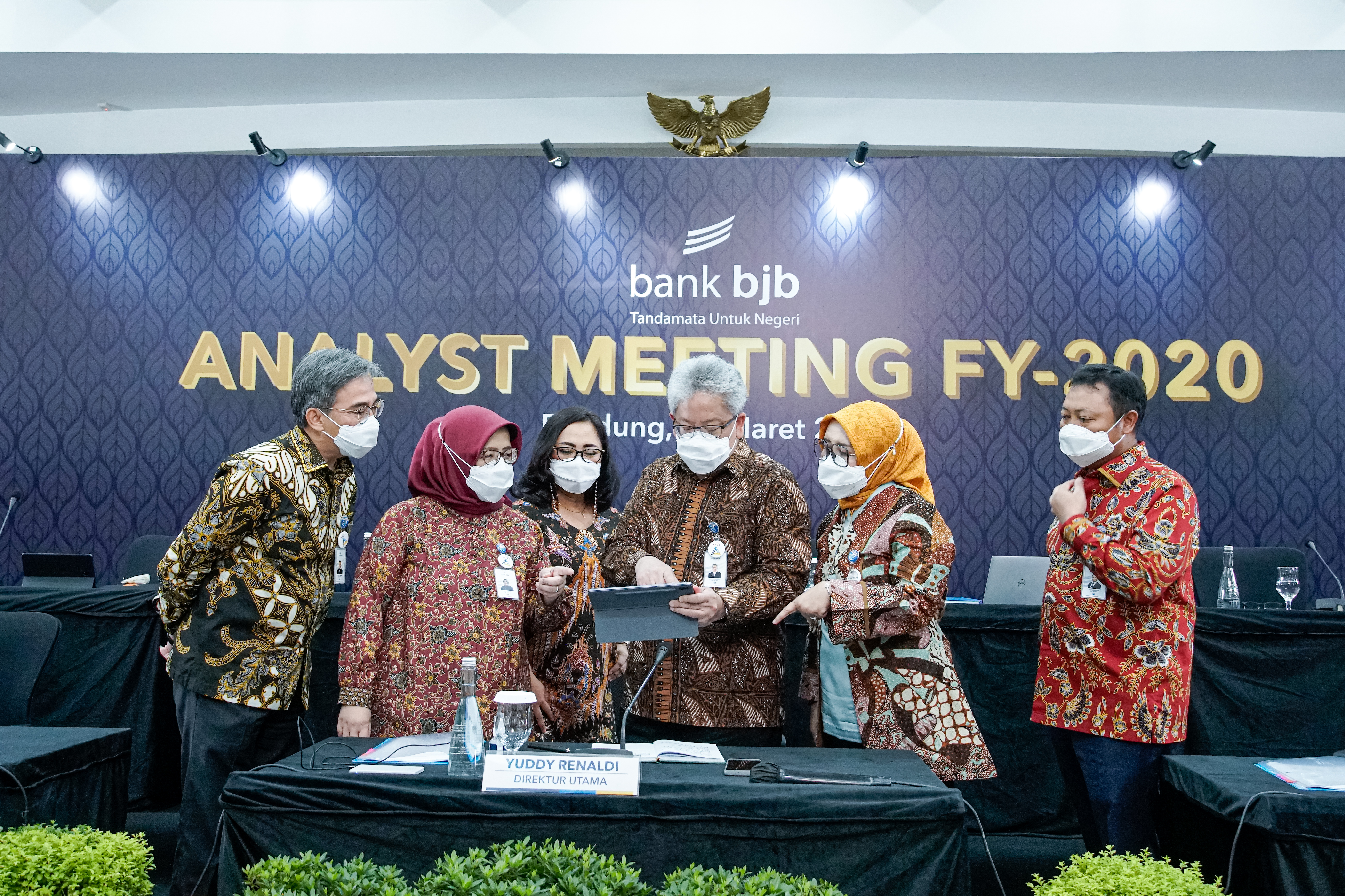 Acara Analyst Meeting FY-2020 yang diselanggarakan Bank BJB.