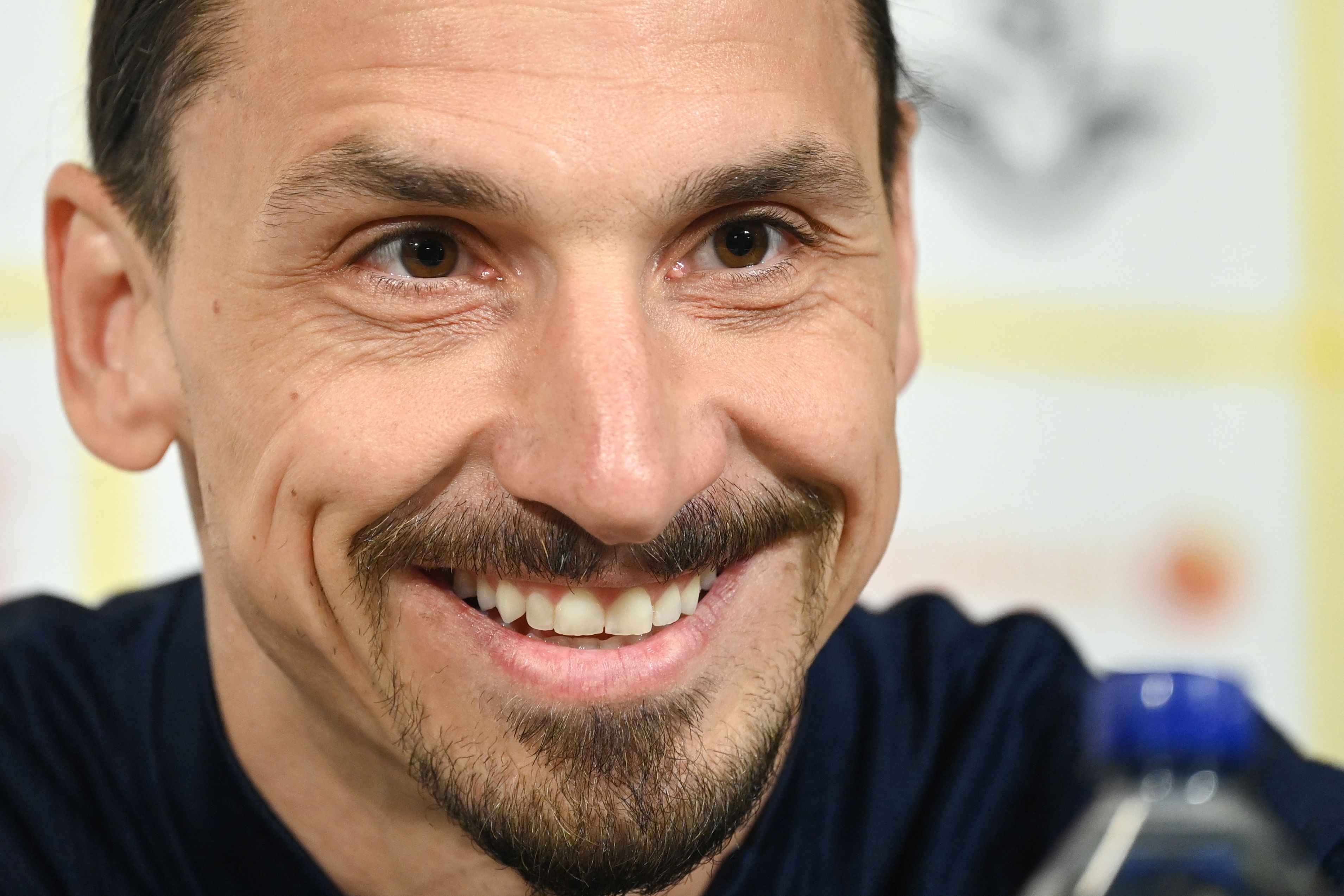 Penyerang timnas Swedia Zlatan Ibrahimovic
