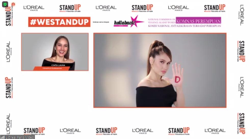 Cinta Laura jadi Duta Antikekerasan