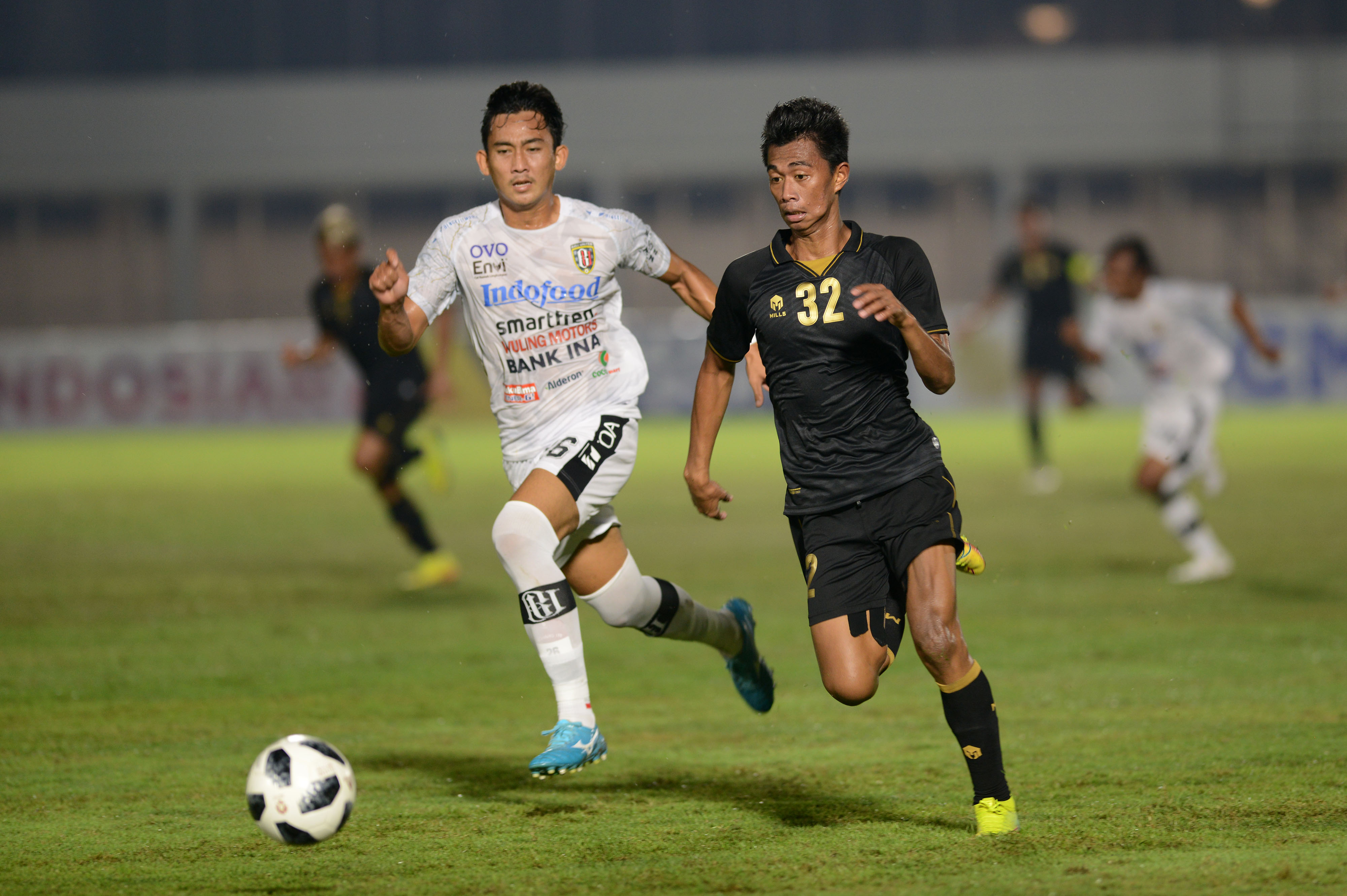 Laga uji coba timnas U-23 kontra Bali United.