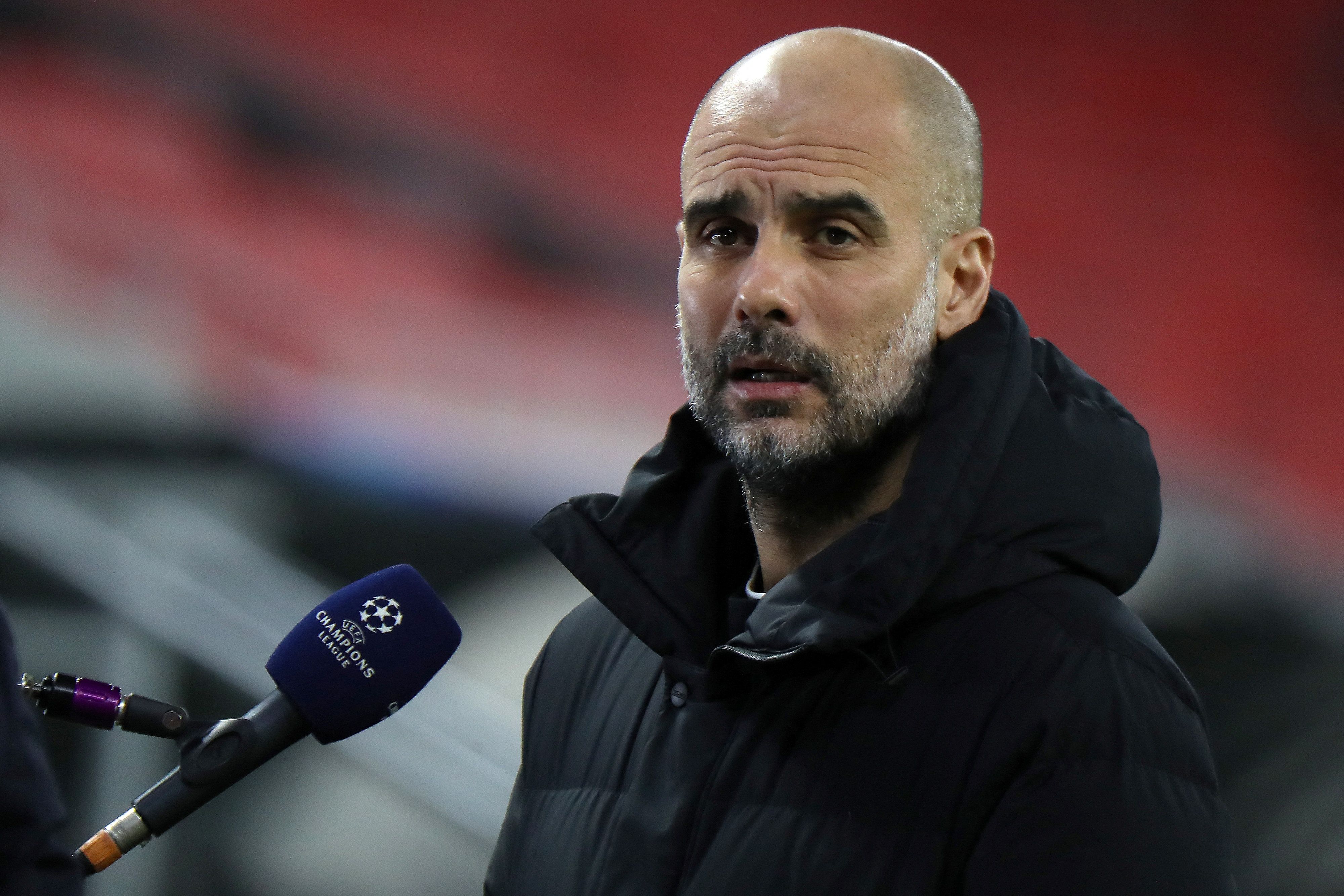 Manajer Manchester City Pep Guardiola