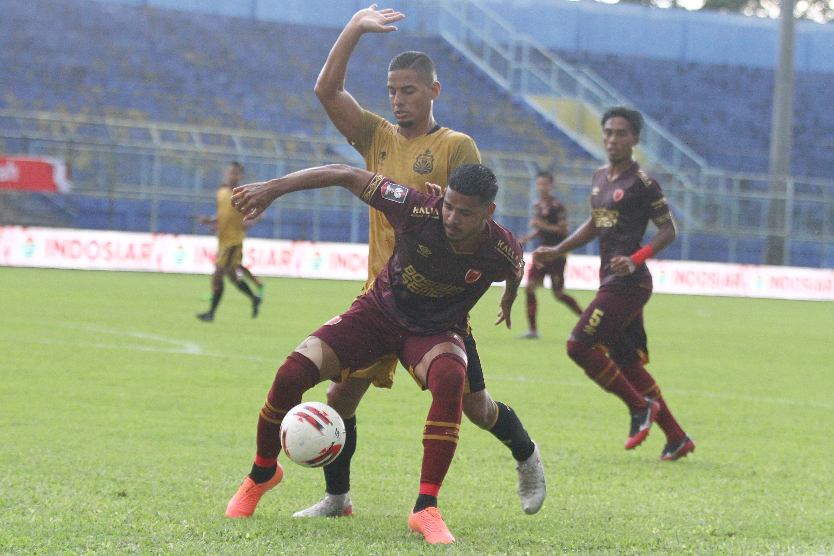 Laga PSM Makassar vs Bhayangkara Solo FC dalam lanjutan Piala Menpora 2021