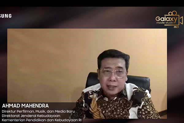 Direktur Perfilman, Musik dan Media Baru, Direktorat Jenderal Kebudayaan, Kementerian Pendidikan dan Kebudayaan, Ahmad Mahendra.