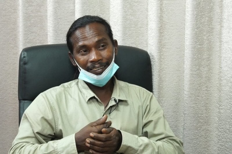 Mantan kombatan yang menjadi salah satu tokoh pelatihan teroris kelompok Jamaah Islamiyah (JI), Munir alias Abu Rimba.