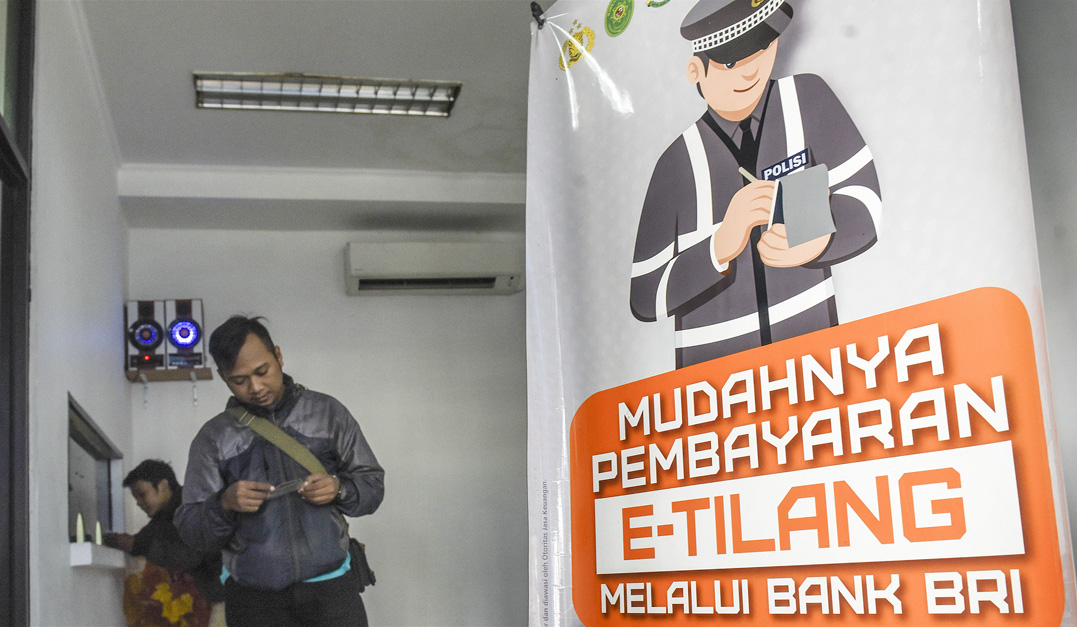 Ilustrasi sistem tilang elektronik.