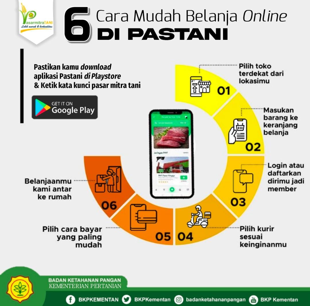 PasTani merupakan aplikasi belanja daring yang menyediakan berbagai bahan pangan.