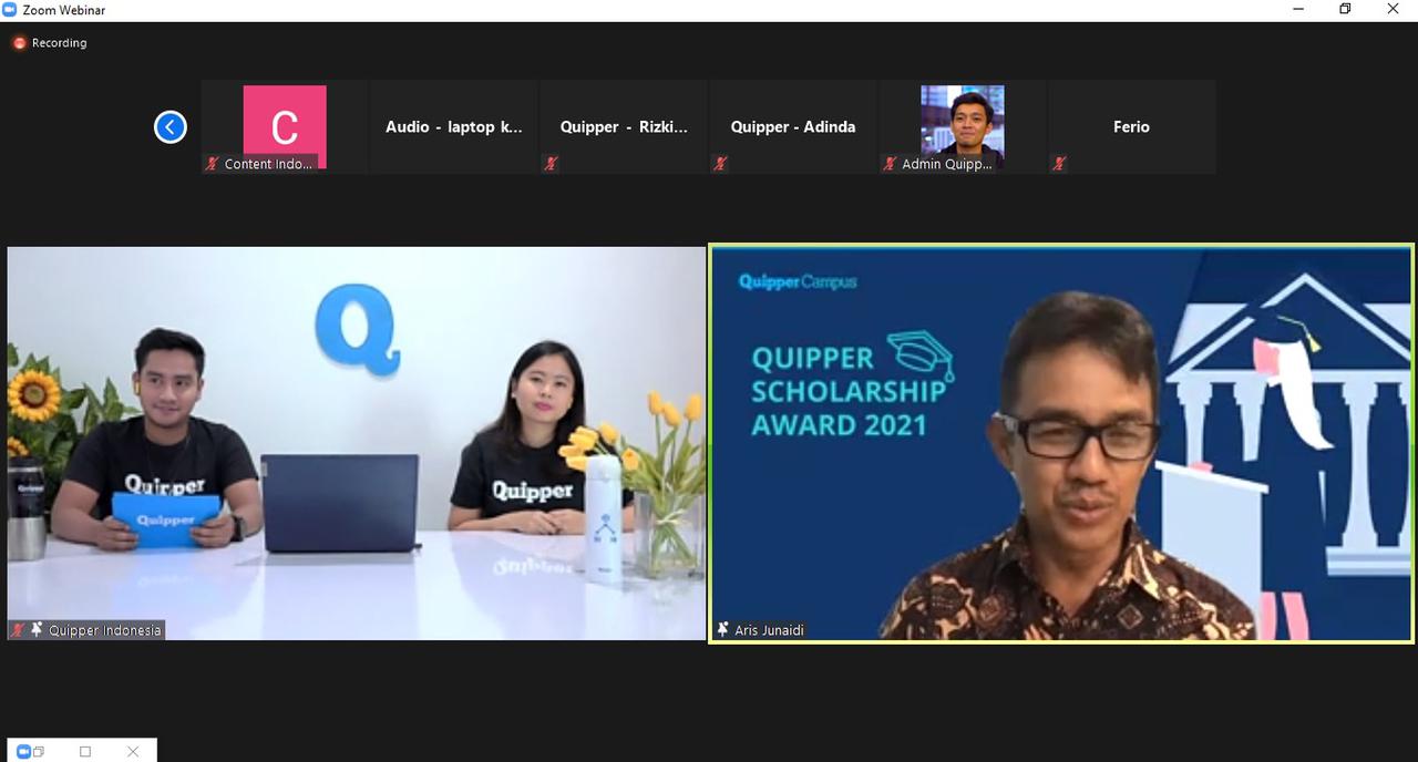 Quipper Scholarship Awards 2021 Bagikan Beasiswa Rp40 Miliar