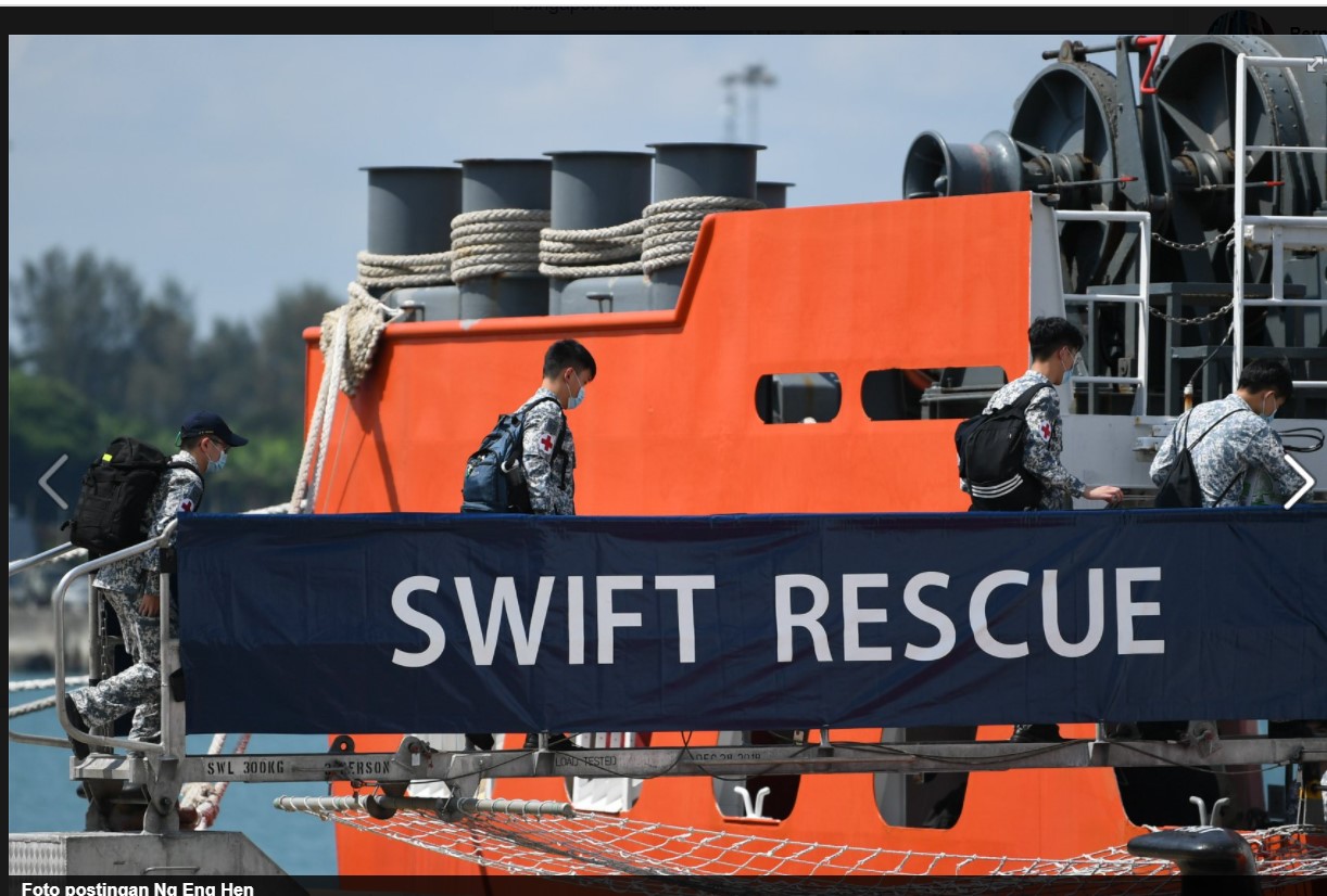 Keberangkatan MV Swift Rescue ke Indonesia