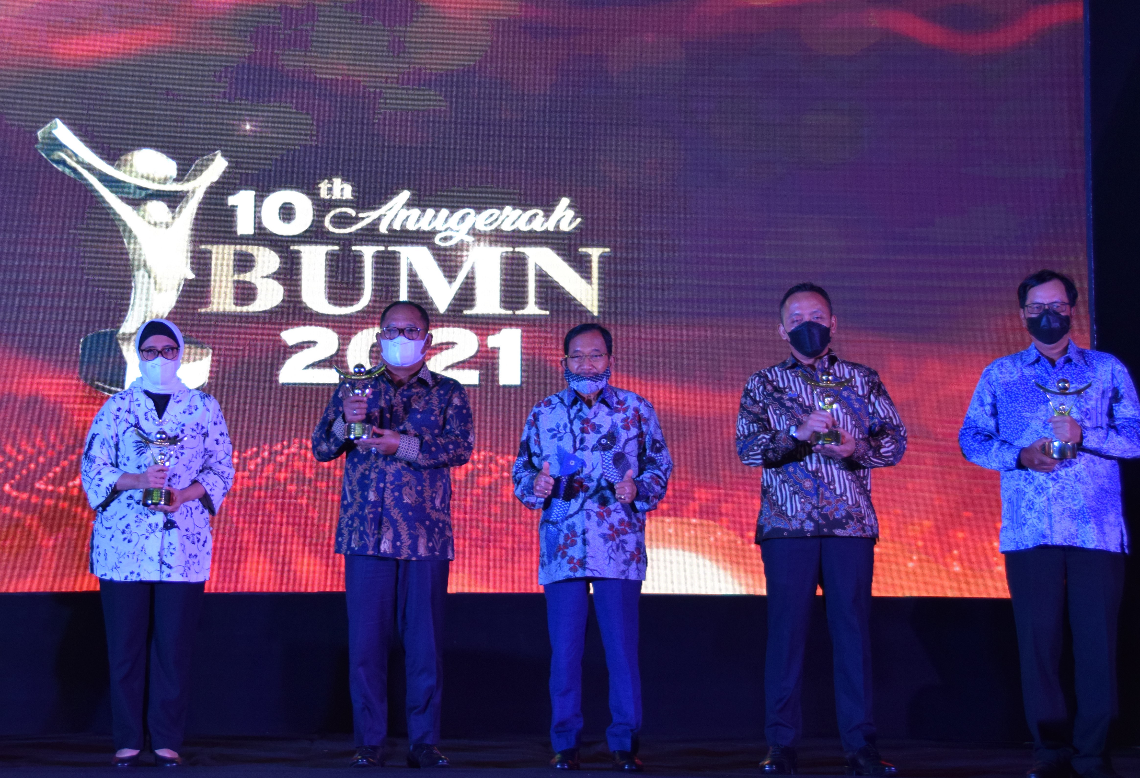 Acara penghargaan BUMN 2021