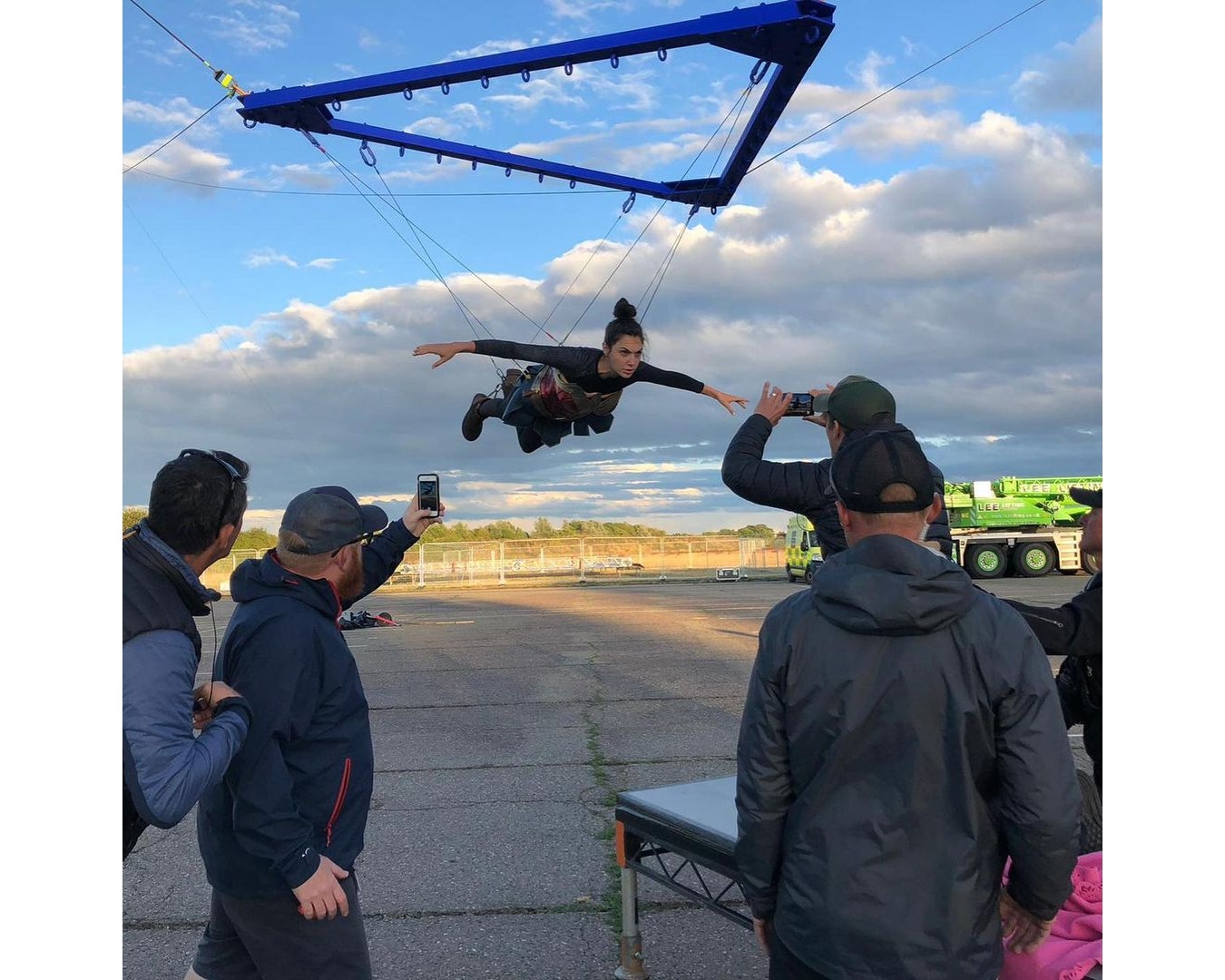 Suasana syuting WW1984. 