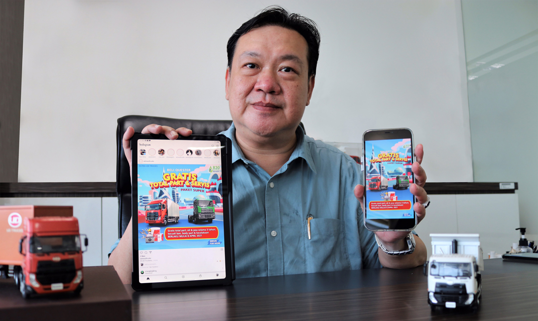  Chief Executive Astra UD Trucks Winarto Martono.