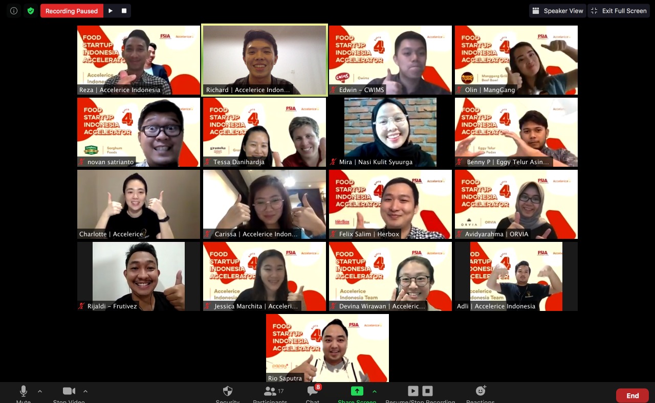 Bantu Startup Makanan dan Minuman Kembangkan Usaha