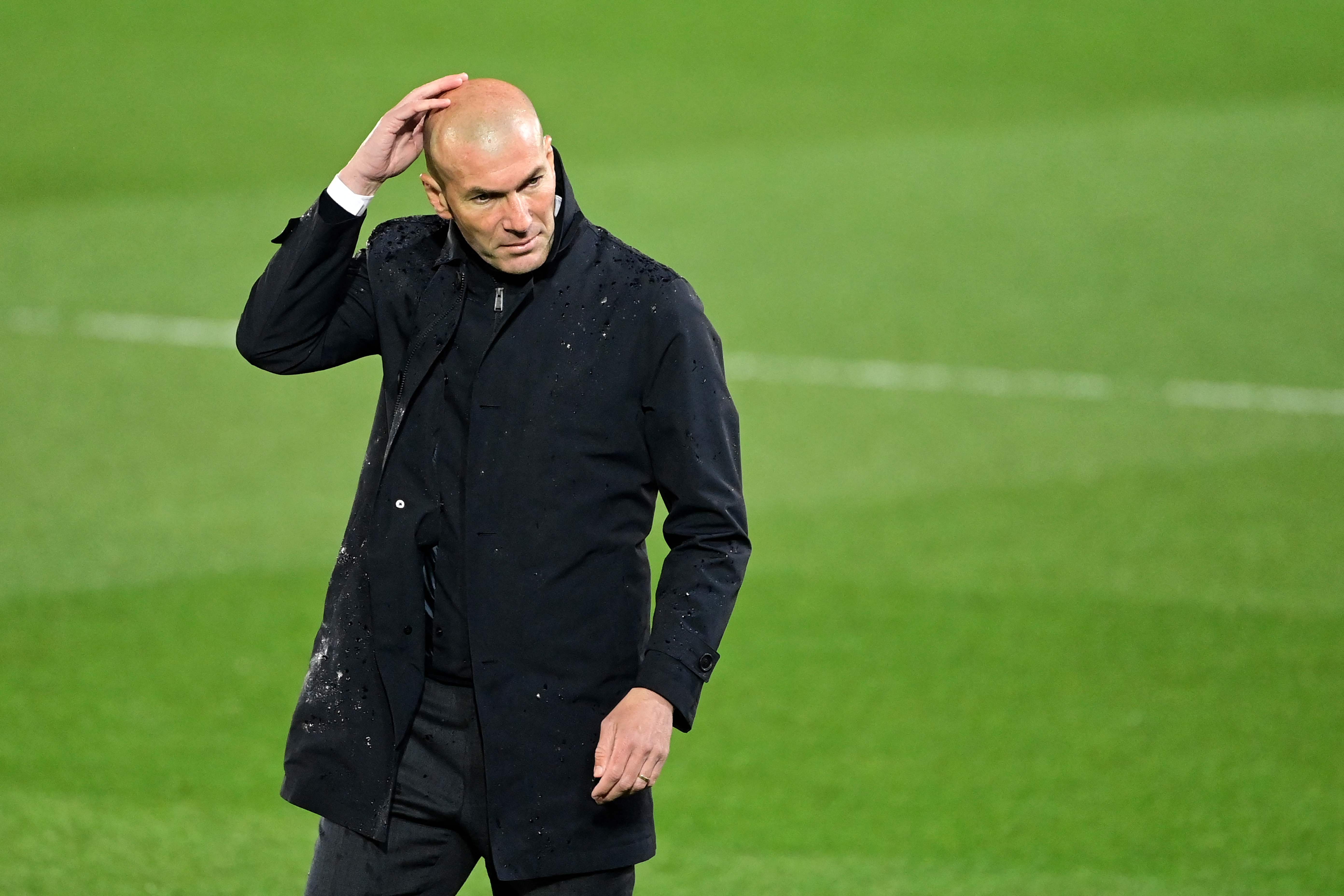 Pelatih Real Madrid Zinedine Zidane
