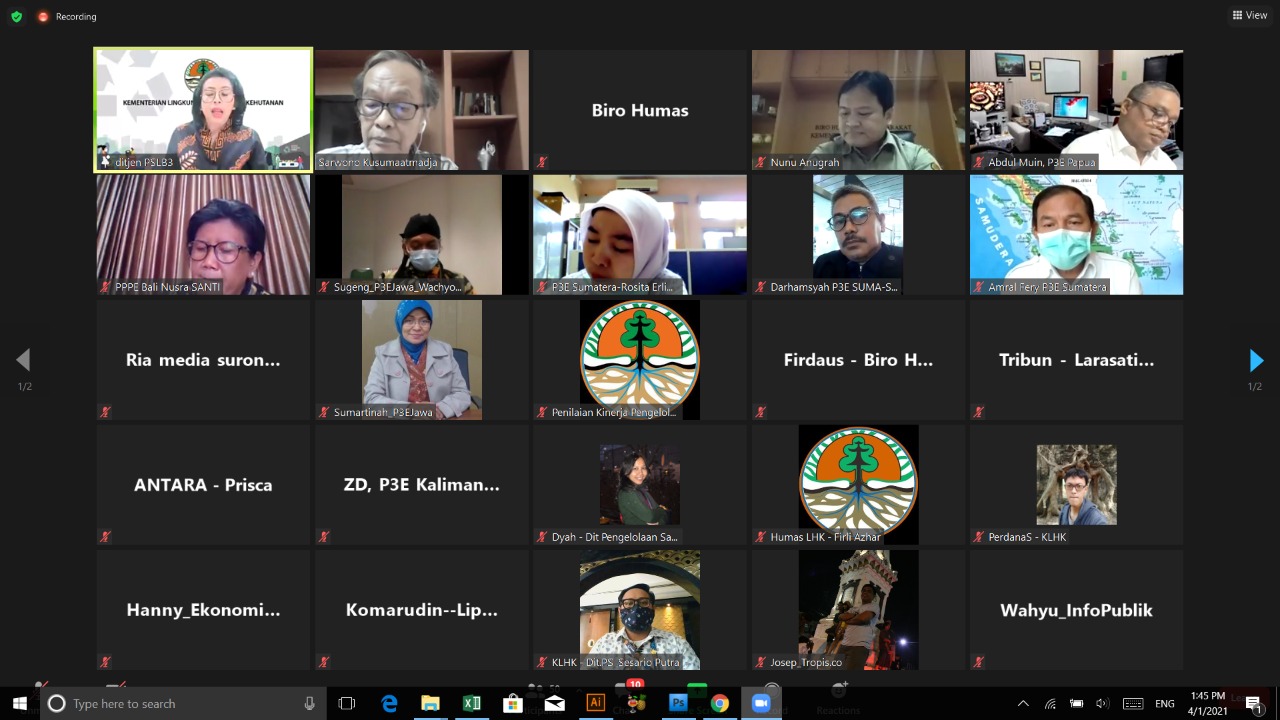 Media briefing yang diselenggarakan secara virtual dari Jakarta, Kamis (1/4/2021).