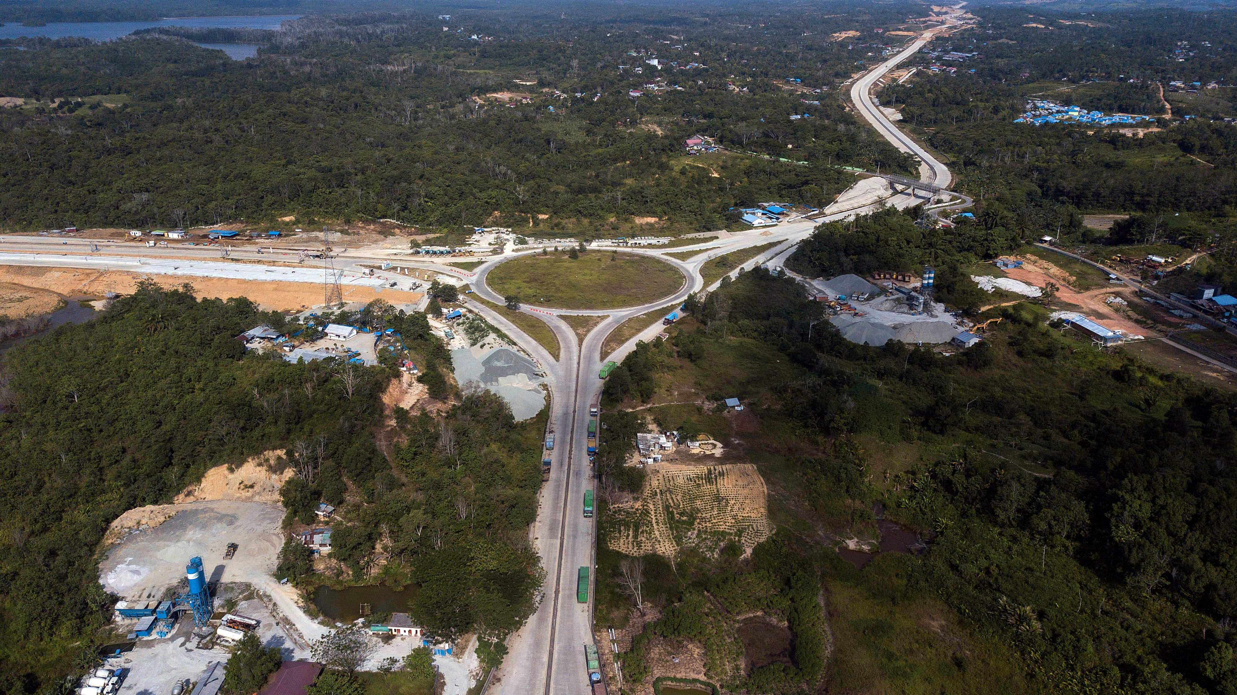 Sarana jalan di ibu kota baru