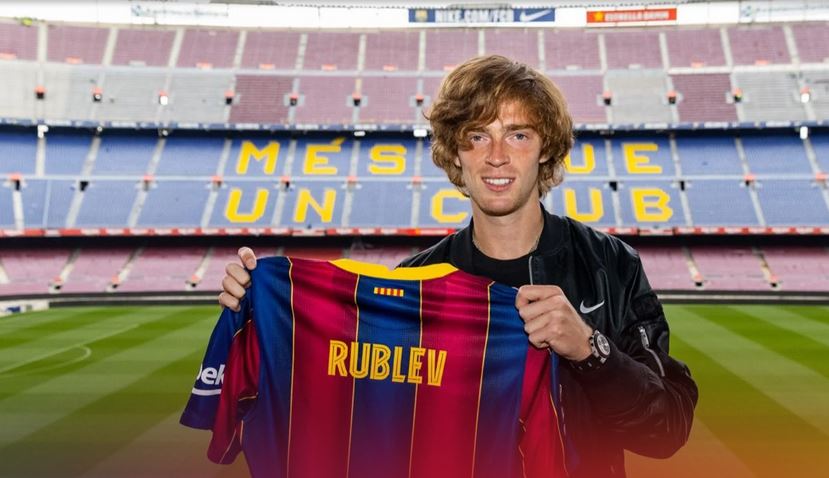 Petenis Rusia Andrey Rublev