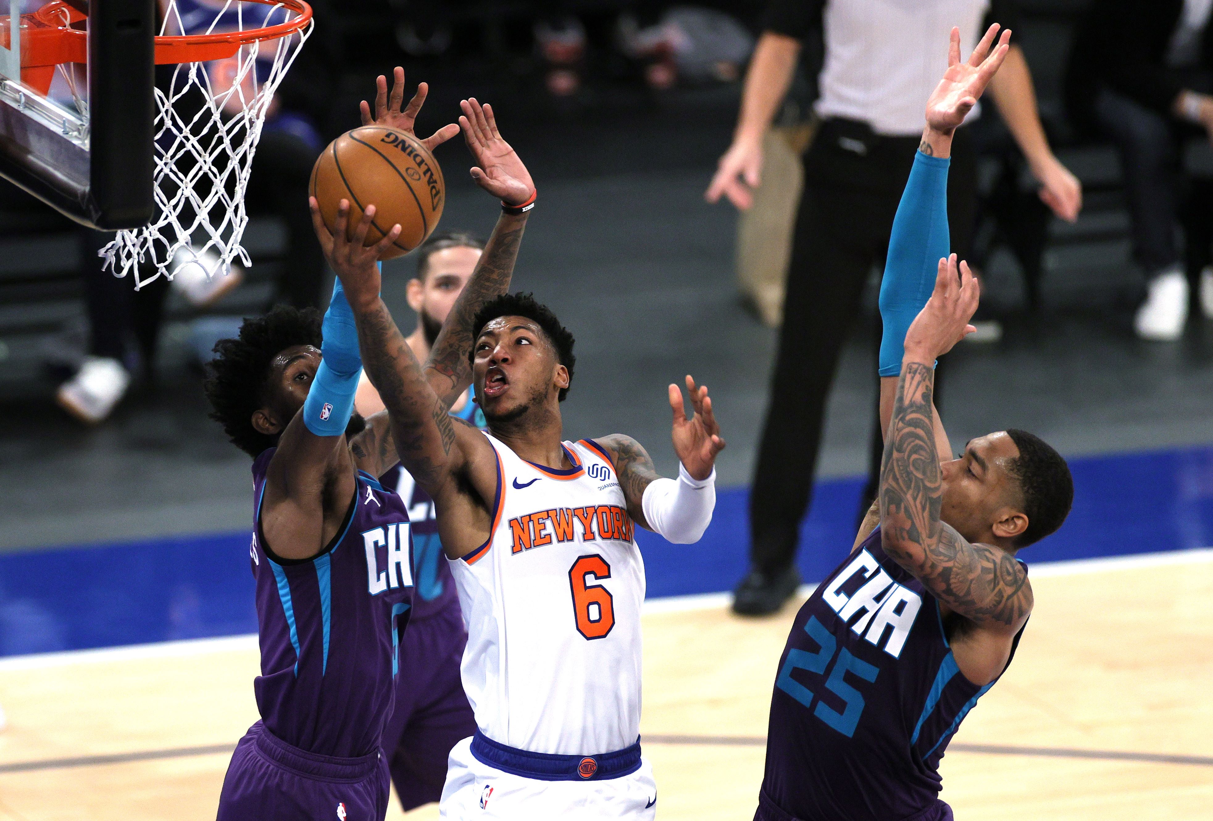 Laga NBA antara New York Knicks dan Charlotte Hornets