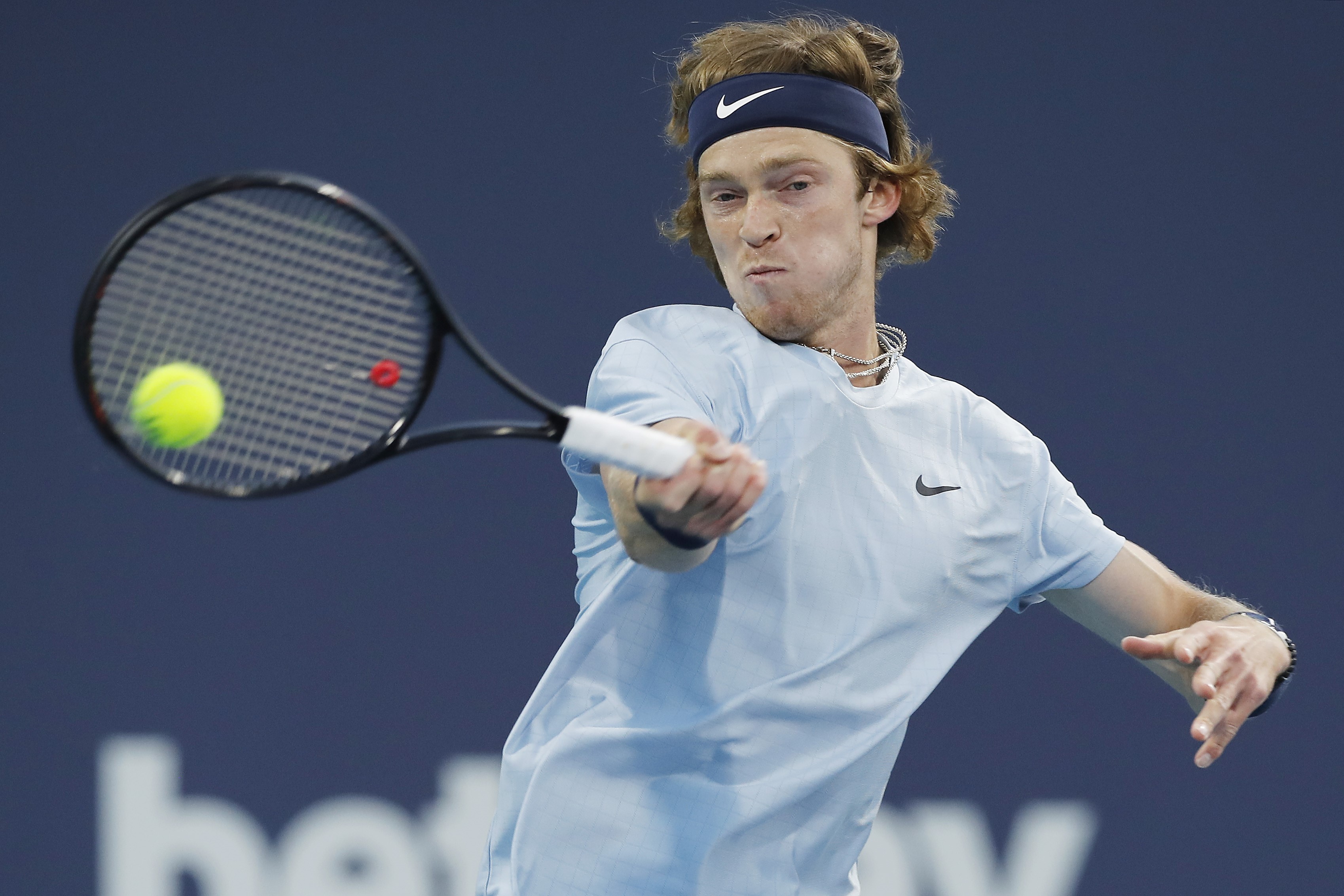 Pemain tenis asal Rusia Andrey Rublev.