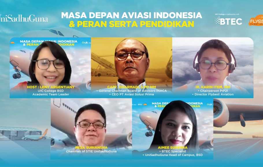 USG Kolaborasikan Program Bisnis Penerbangan dan Sekolah Pilot