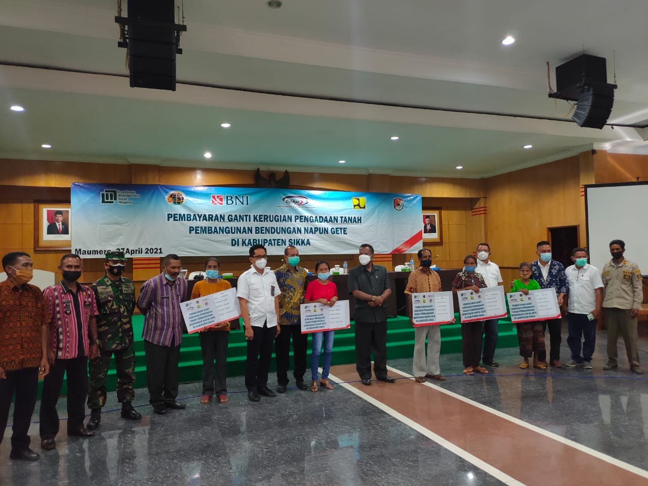 Pembayaran Ganti Rugi Lahan Bendungan Napun Gete Akhirnya Beres