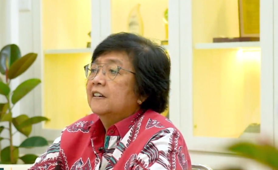 Menteri Lingkungan Hidup dan Kehutanan (LHK) Siti Nurbaya.