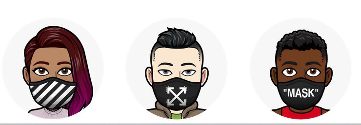 Gandeng Off-White, Snapchat Rilis Masker Augmented Reality