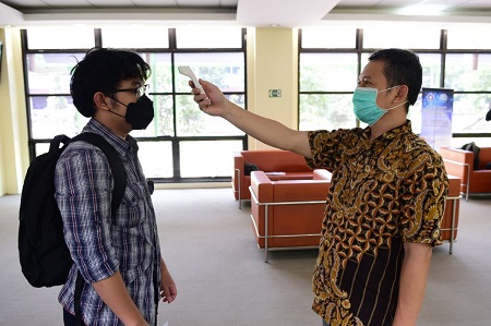 Protokol kesehatan pelaksanaan UTBK-SBMPTN 2021 di IPB University.