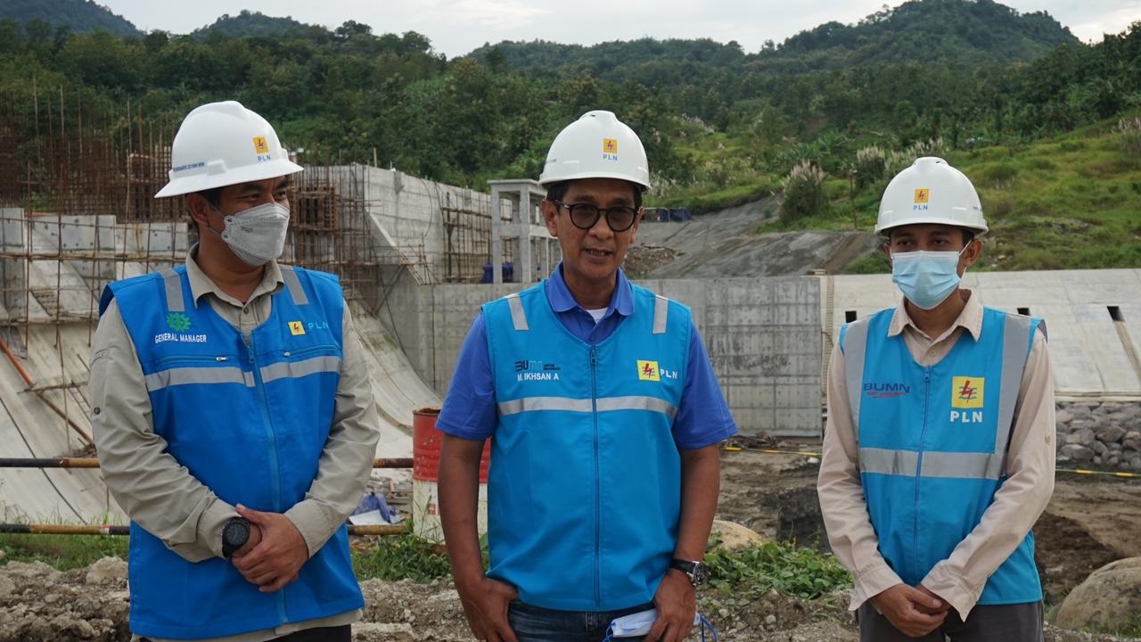 Progres pembangunan PLTA Jatigede