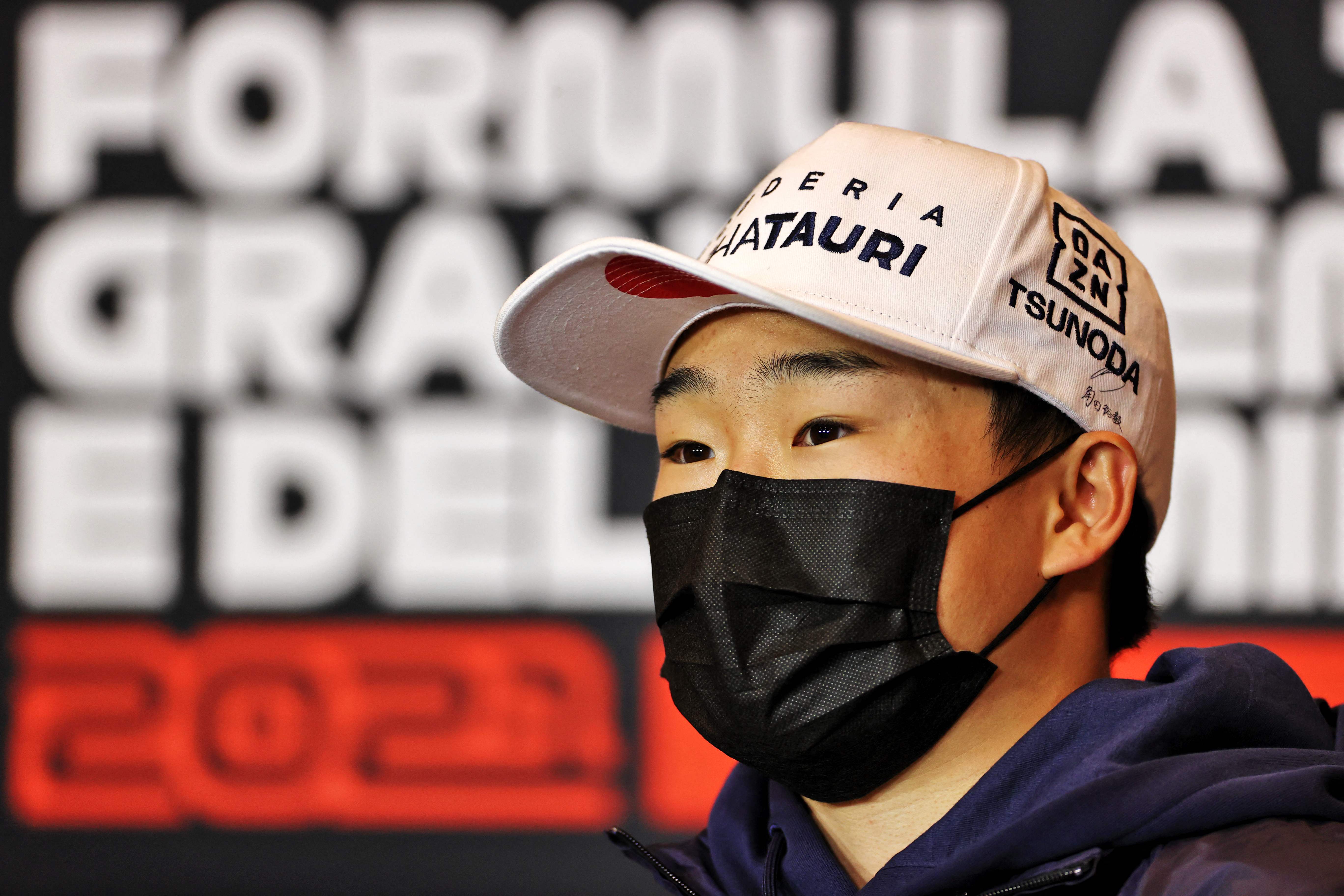 Pembalap tim AlphaTauri, Yuki Tsunoda, siap tampil optimal di Sirkuit Imola, Italia.