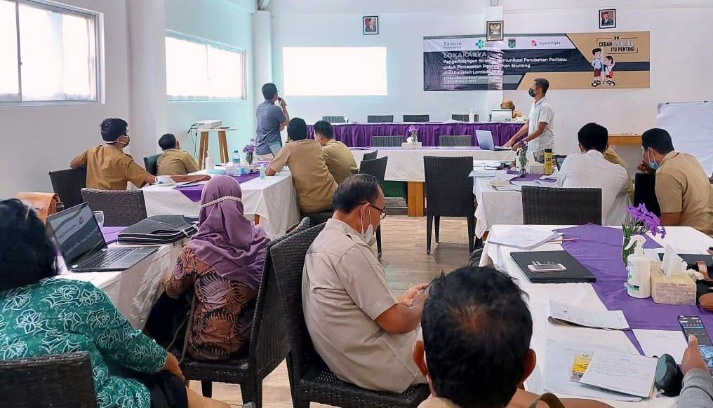 Lokakarya penanganan stunting yang dihelat Tanoto Foundation.