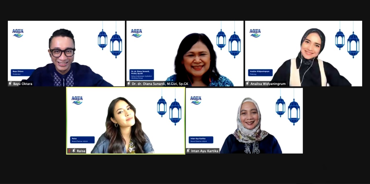 Acara webinar yang membahas cara tepat menghadapi berbagai tantangan selama Ramadan.